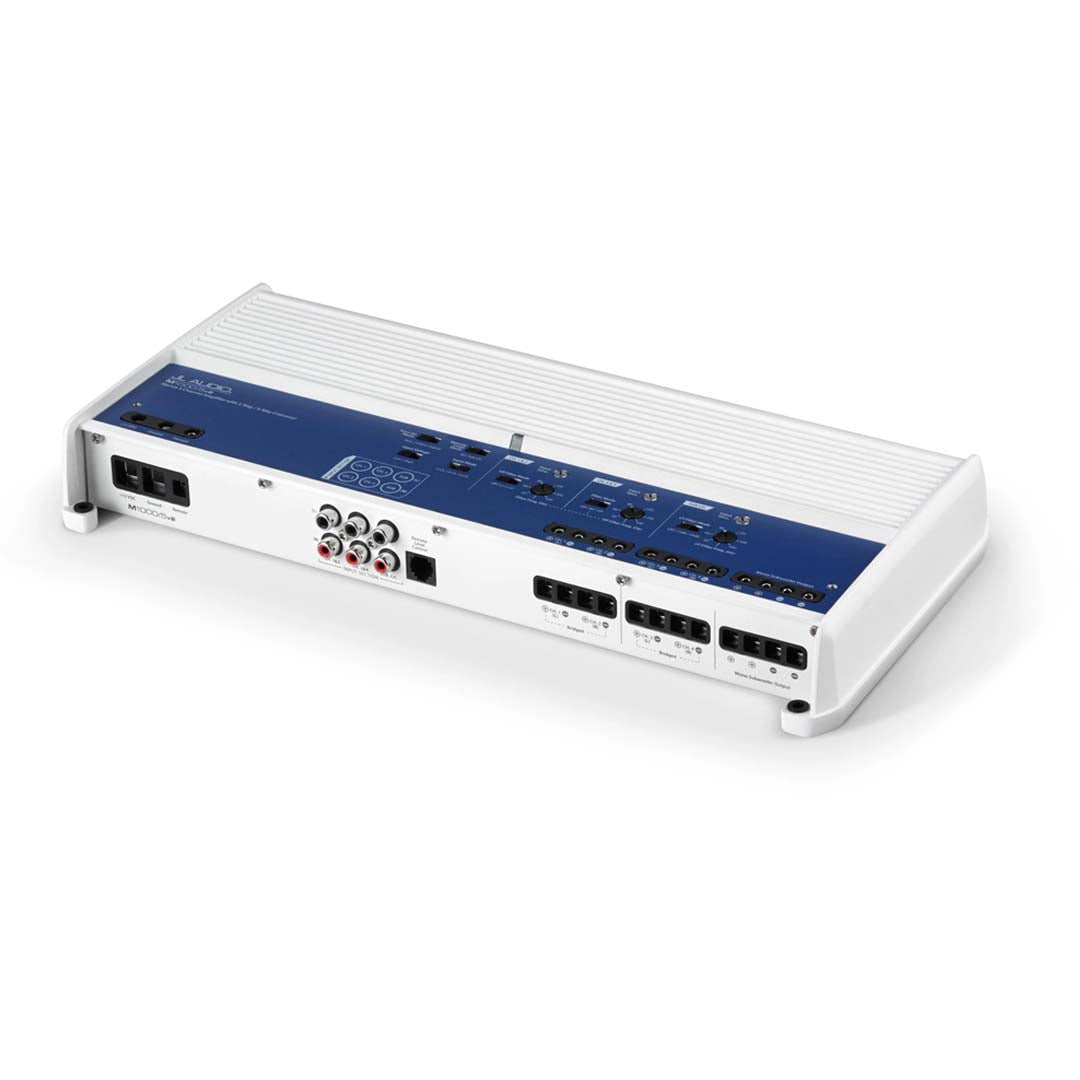 JL Audio M1000/5v2 Marine Amplifier - 1000W 5-Channel Class D M Series Power Amp for Boats, Yachts & Watercrafts | Perfect for Marine Audio Systems & Outdoor Entertainment