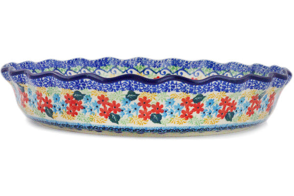 10-Inch Fluted Pie Dish - Premium Ceramic Baking Pan for Perfect Pies | Motherland Garden | Ideal for Thanksgiving, Christmas & Family Gatherings