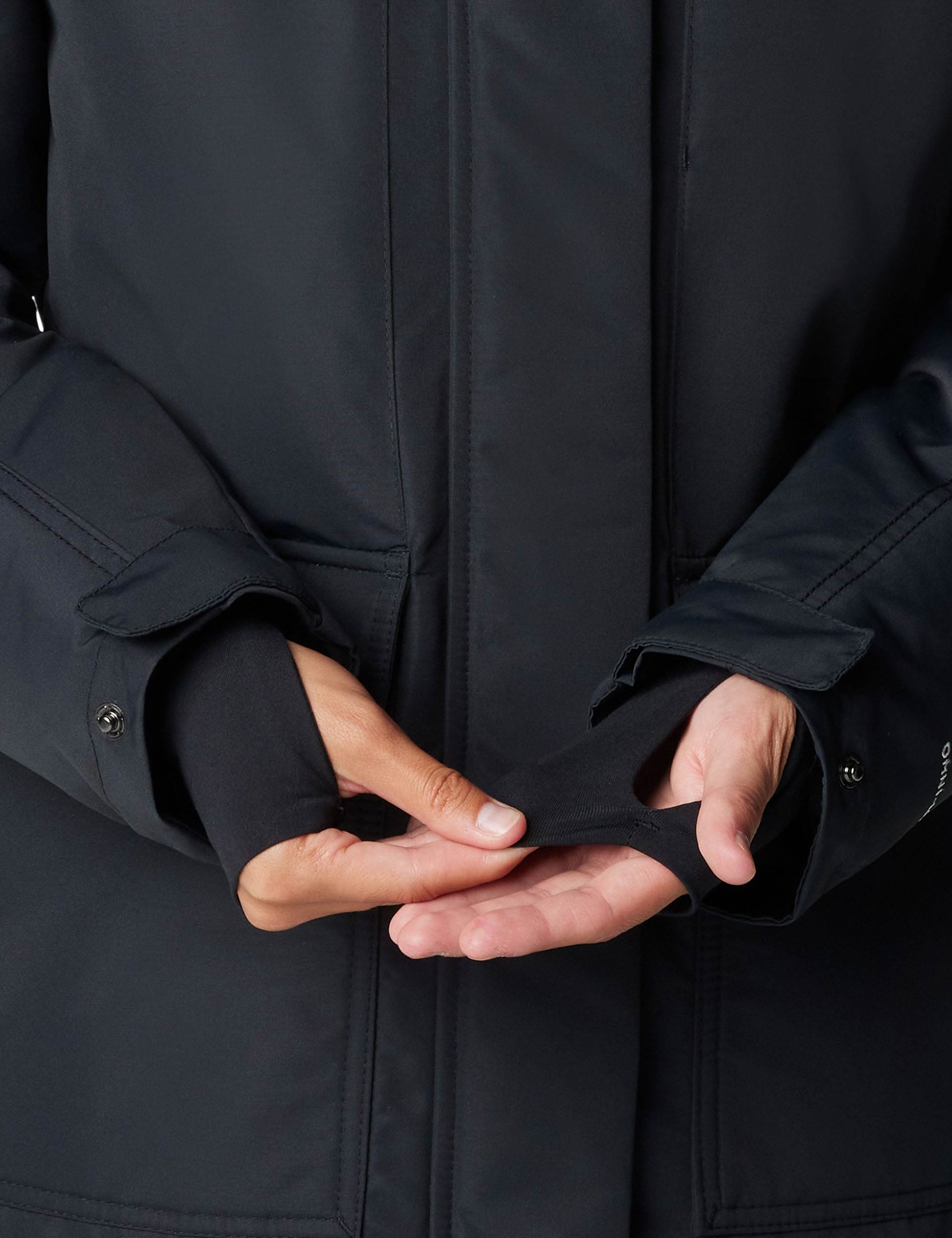 Little Si II Waterproof Parka Jacket for Men & Women - Lightweight Raincoat with Hood - Windproof Outdoor Hiking Coat (Black) - Perfect for Camping, Hiking & Everyday Rain Protection