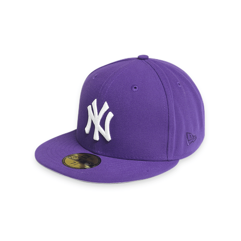 New York Yankees Subway Series Purple 59FIFTY Fitted Hat for Men - Official MLB Baseball Cap for Fans & Streetwear Fashion
