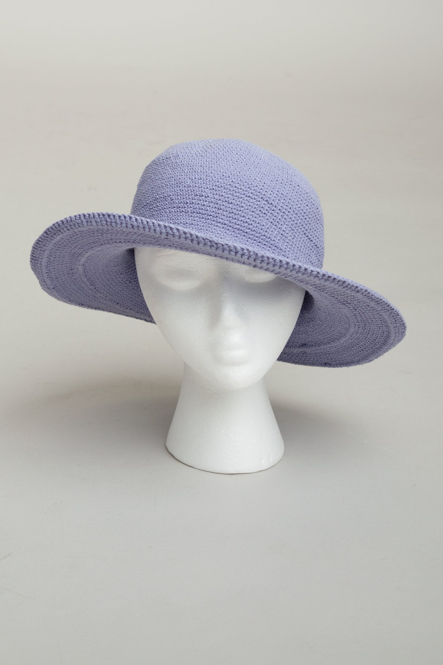 Lavender Cotton Hat for Women - Soft & Breathable Summer Sun Hat - Perfect for Beach, Garden, and Outdoor Activities