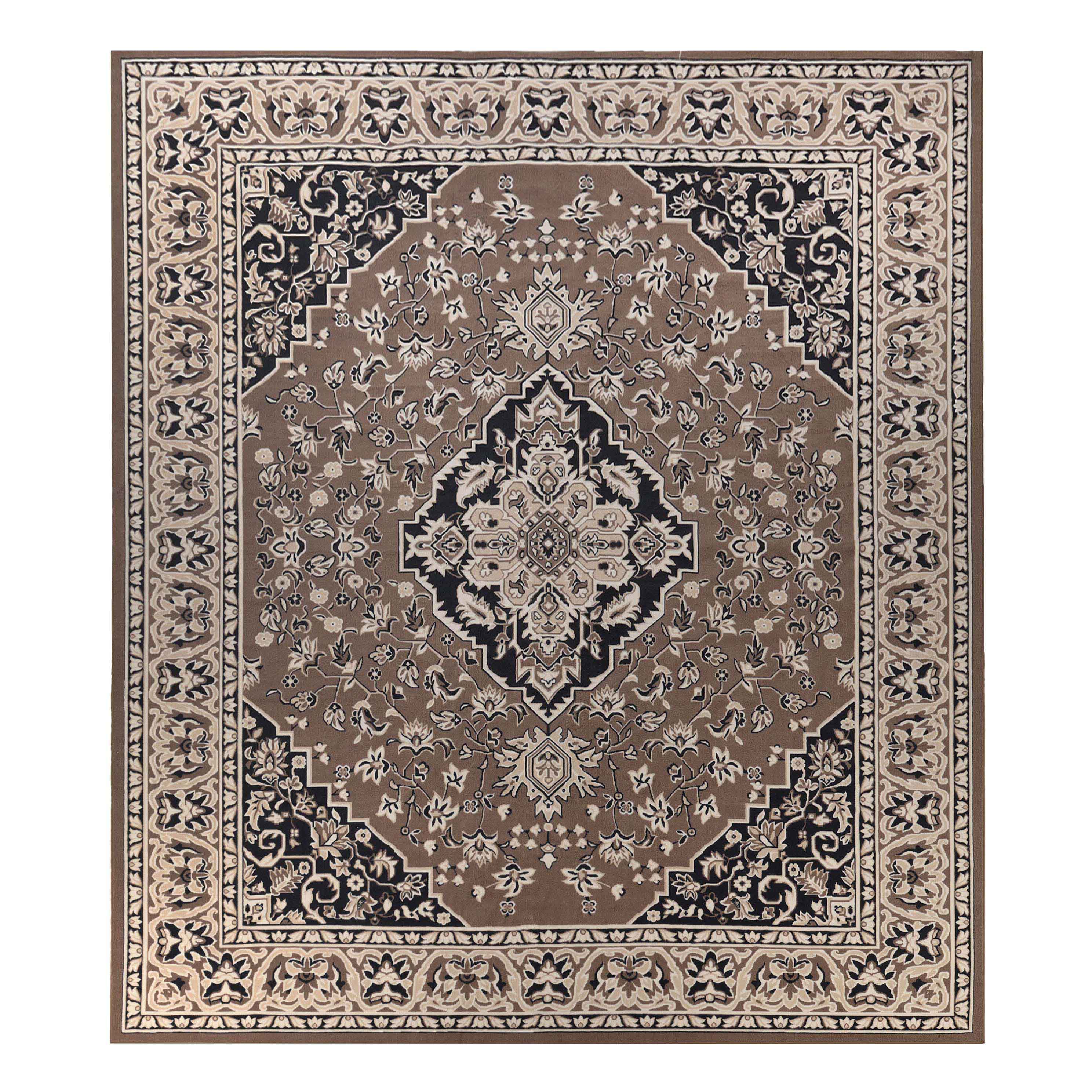 Glendale Traditional Floral Medallion Indoor Area Rug - Non-Slip Living Room Carpet, Bedroom Runner, Hallway Decor | Soft & Durable Home Floor Mat for Cozy Interior Design