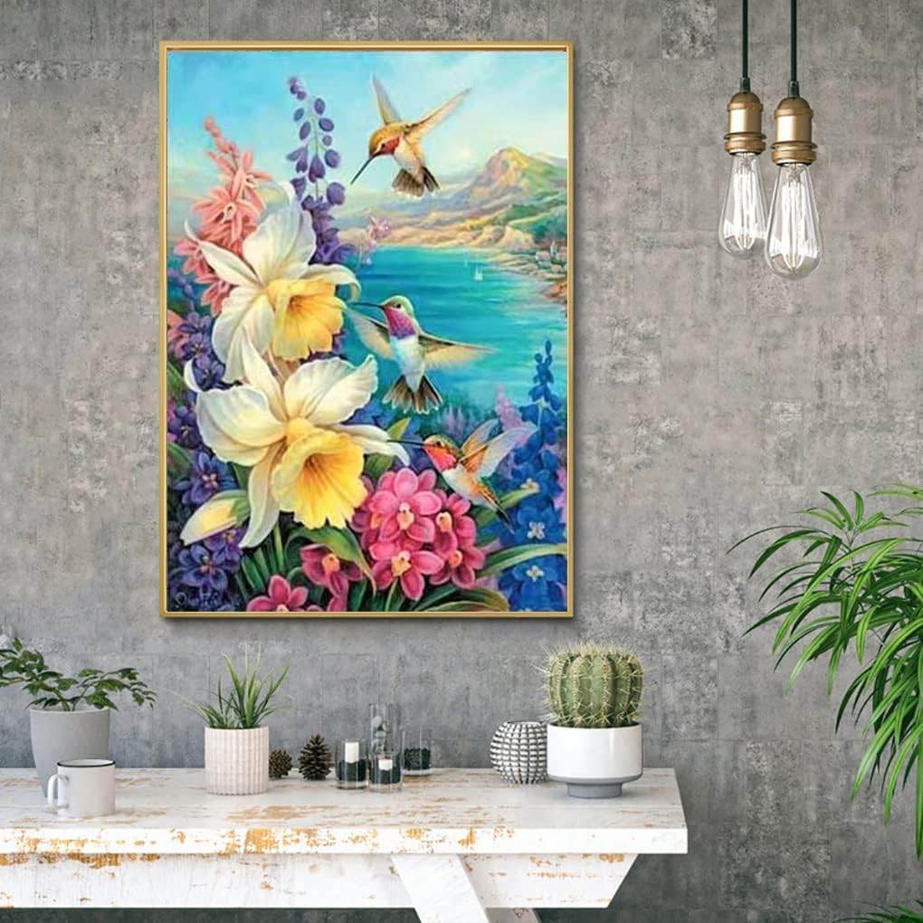 Eiazuiks 5D Diamond Painting Kit for Adults - DIY Full Drill Bird Diamond Art, 12x16 Inch Wall Decor, Relaxing Craft Gift for Home & Office | Perfect for Stress Relief, Mindfulness & Creative Hobbies