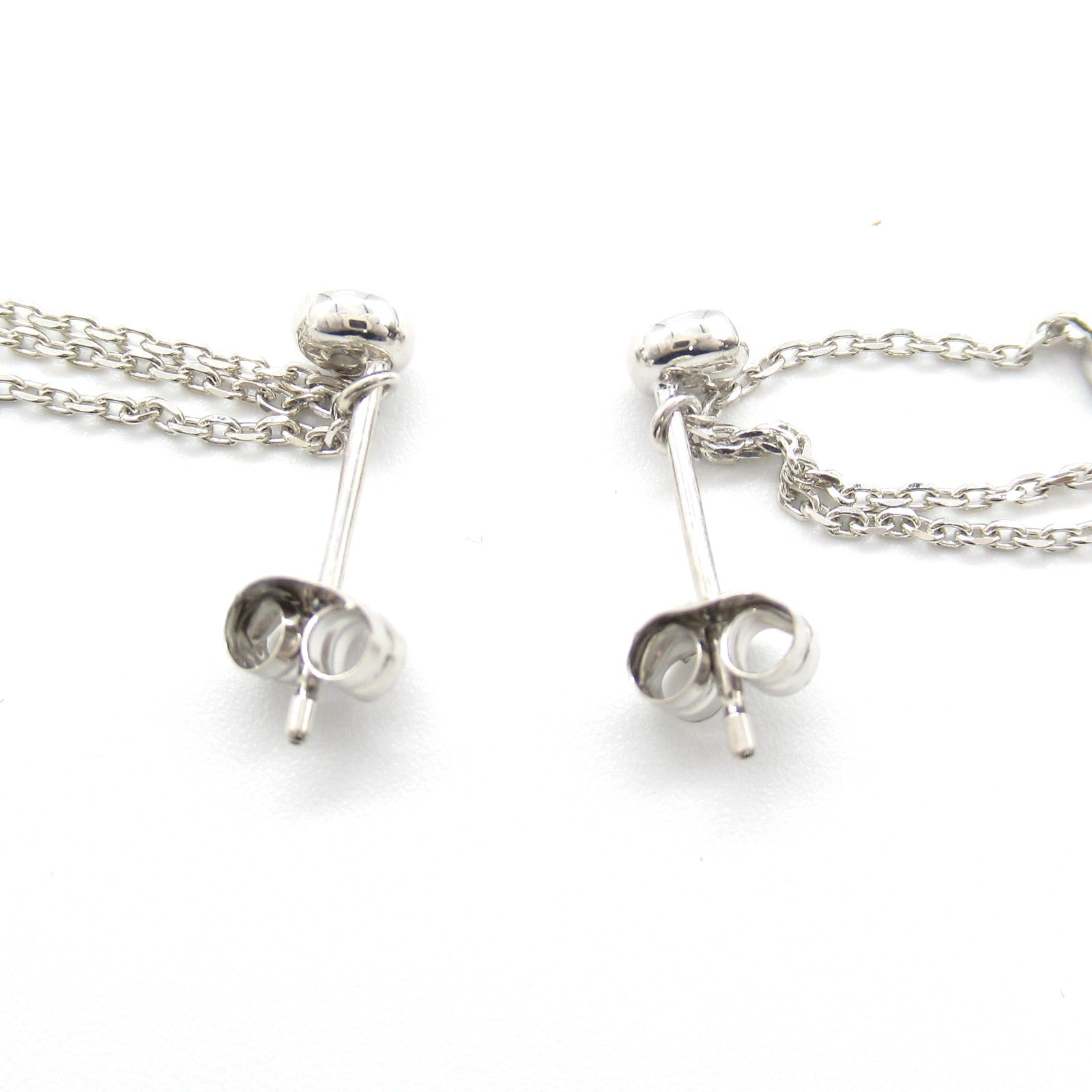 4℃ Diamond Stud Earrings in 18K White Gold - Perfect for Weddings, Anniversaries & Special Occasions