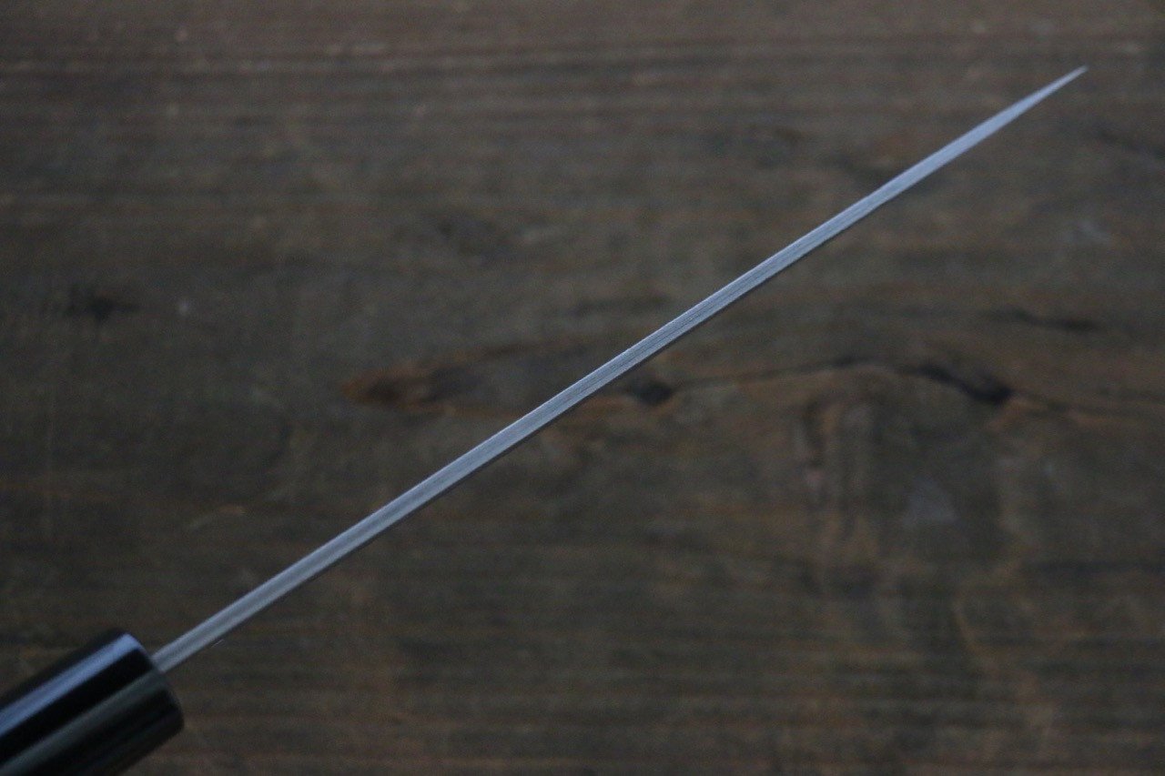 Premium Seisuke Blue Steel No.2 Nashiji Hiraki 165mm Japanese Chef Knife with Chestnut Handle - Perfect for Sushi, Sashimi & Precision Vegetable Cutting