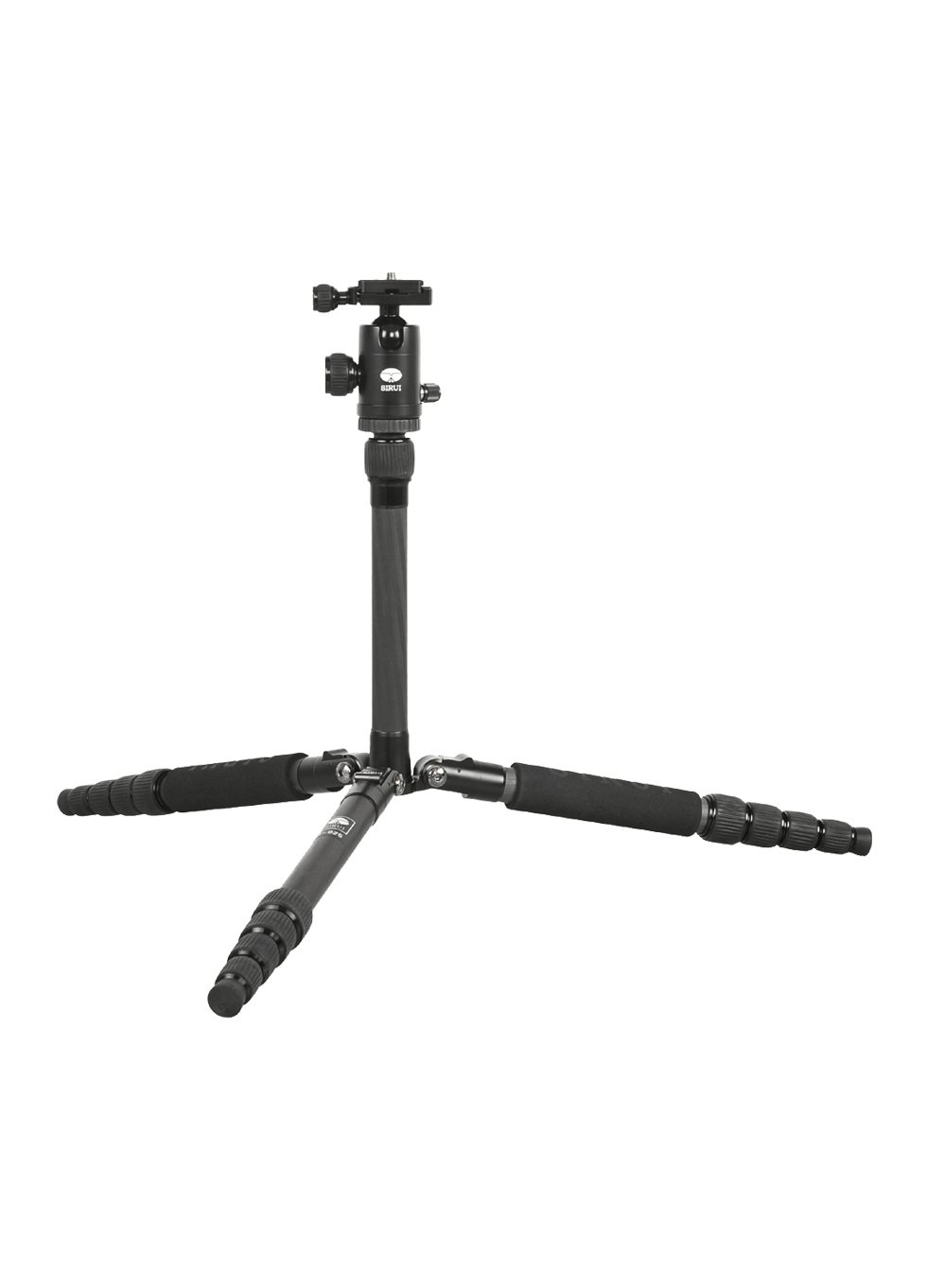Sirui T-025 Carbon Fiber Tripod Kit - Lightweight Travel Tripod with Ball Head for DSLR Cameras, Mirrorless Cameras, Perfect for Photography, Vlogging, and Outdoor Adventures
