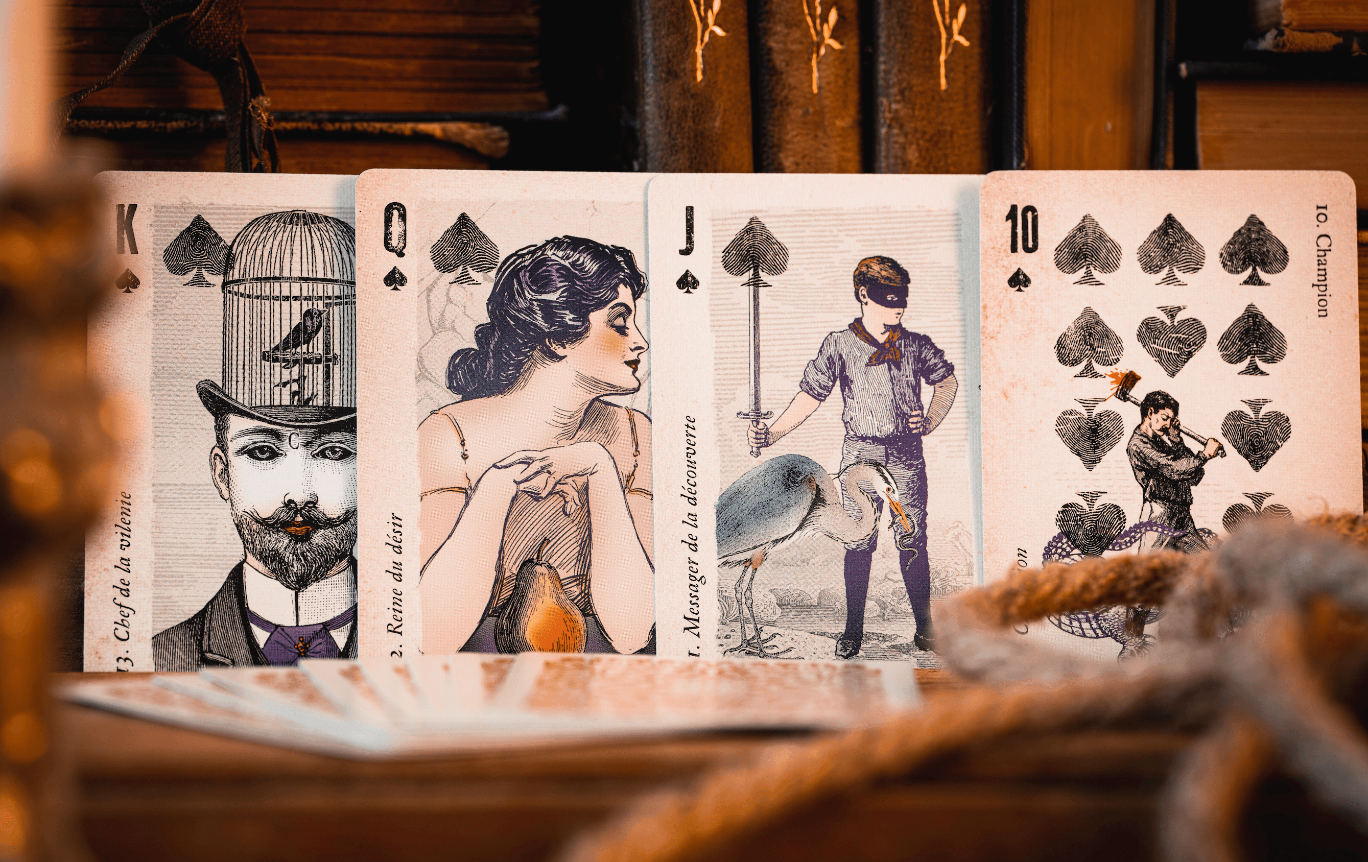 Cartomancer Clarity Playing Cards by Alain Benoit - Premium Tarot-Inspired Deck for Divination & Cardistry | Perfect for Fortune Telling, Magic Tricks & Collectors