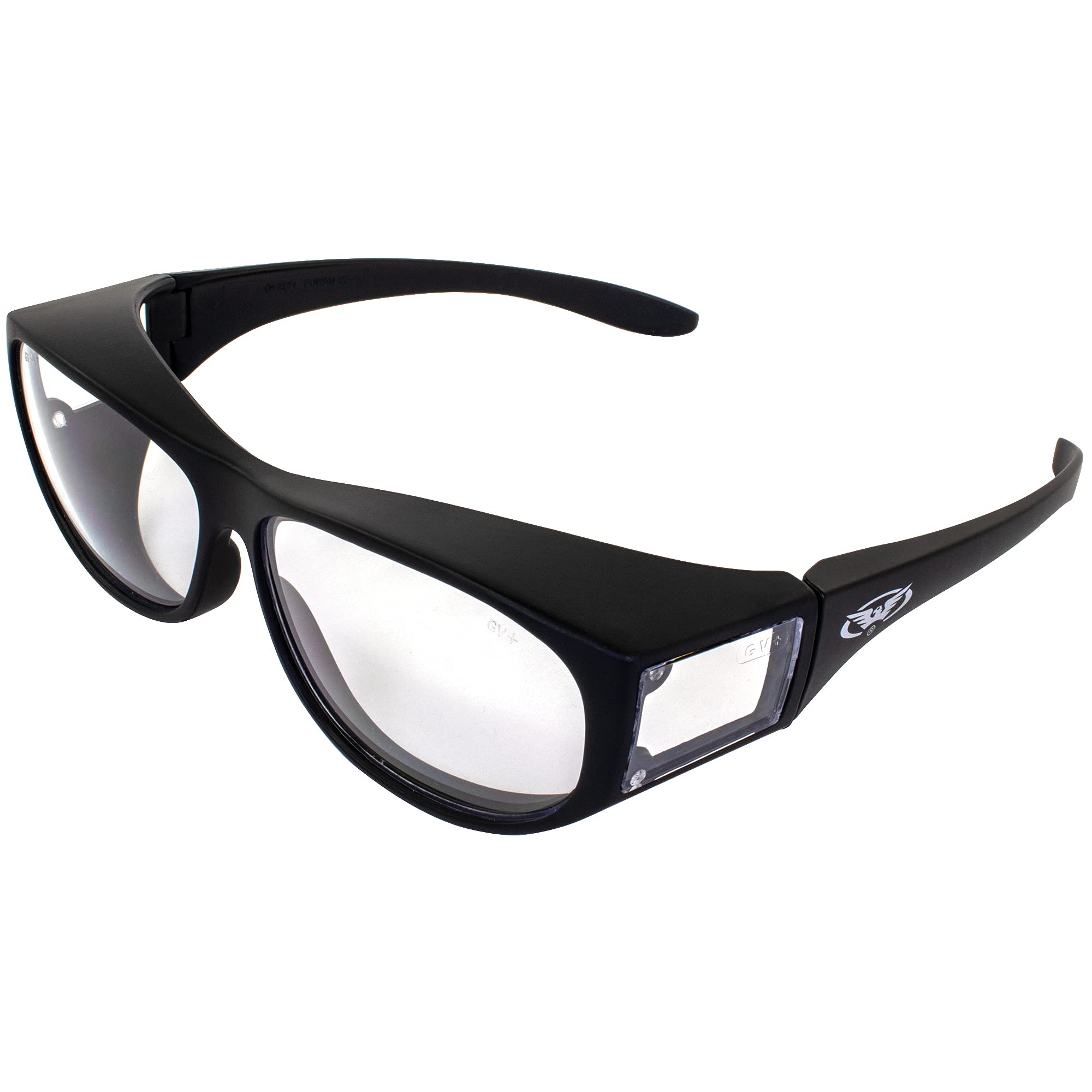 ANSI Z87.1 Certified Clear Safety Glasses - Over-The-Glasses Protective Eyewear for Work, Sports & Outdoor Activities | Scratch-Resistant & Comfort Fit