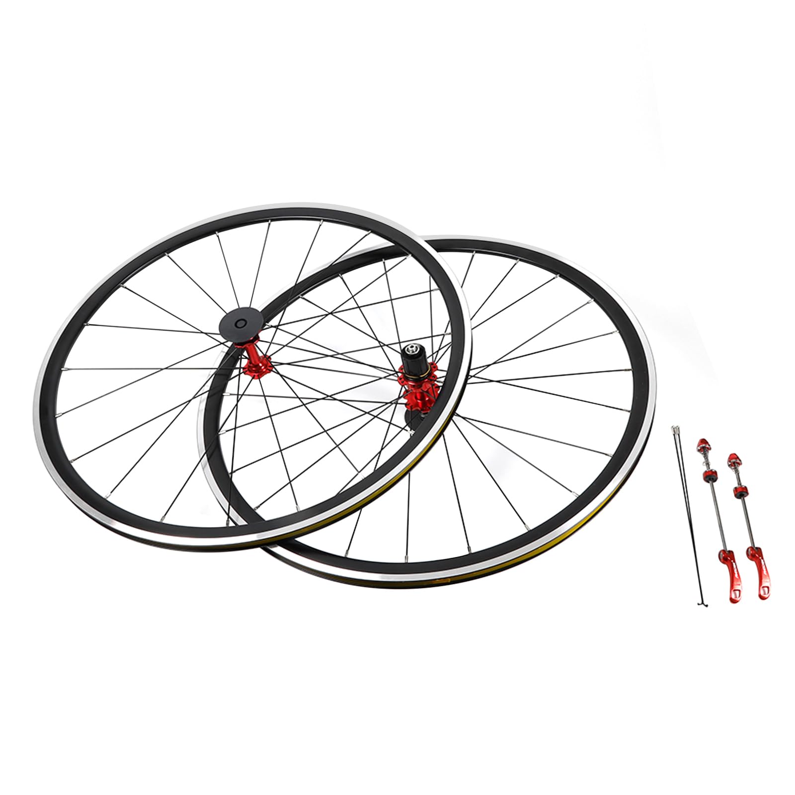 **700C Road Bike Wheelset - Ultra-Light Aluminum Alloy Clincher Wheels for 7-11 Speed Bikes, 661Lbs Load Capacity - Perfect for Racing, Commuting & Long-Distance Cycling**