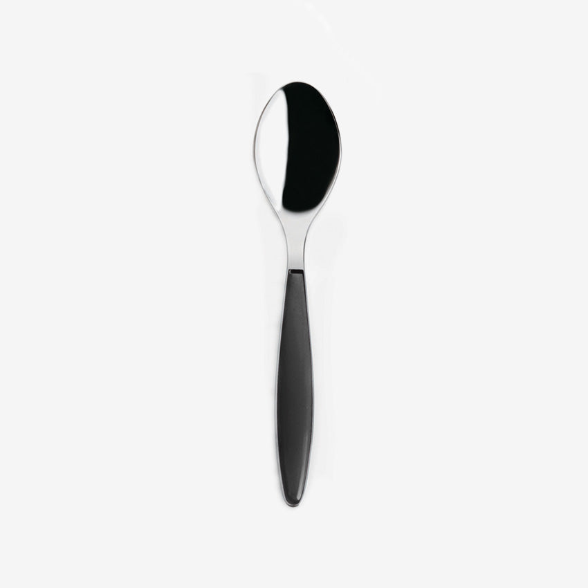 Guzzini Feeling Teaspoon Set - Premium Stainless Steel Tea Spoons for Coffee, Dessert, and Tea - Perfect for Home, Cafe, and Restaurant Use