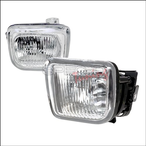 Spec D Tuning LF-CV96COEM Clear Fog Lights for 96-98 Honda Civic - High Performance Fog Light Kit with Muffler - Perfect for Night Driving & Off-Road Adventures