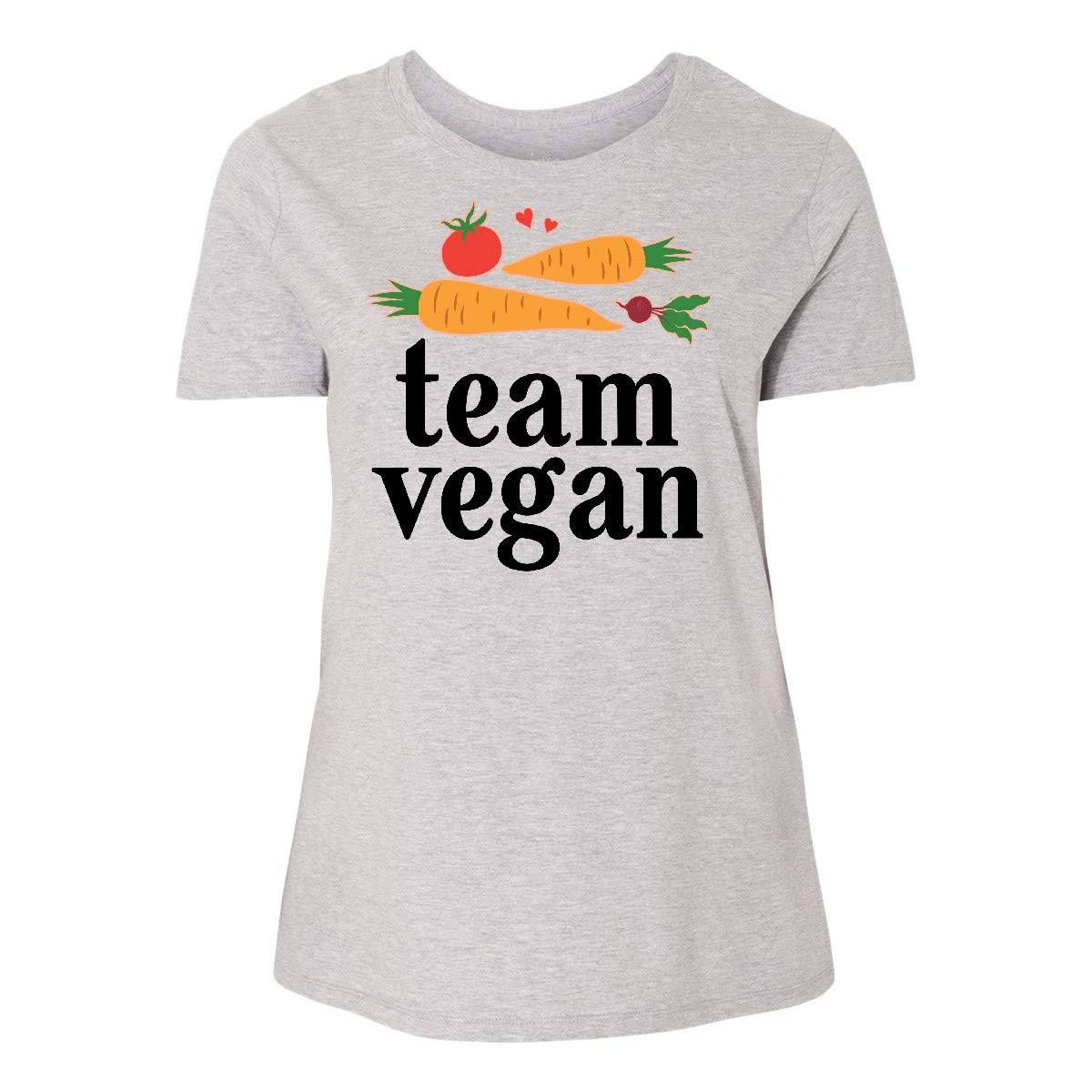 Inktastic Vegan Women's Plus Size T-Shirt - Comfortable Plant-Based Apparel for Animal Lovers | Perfect for Casual Wear, Vegan Events & Eco-Friendly Gifts