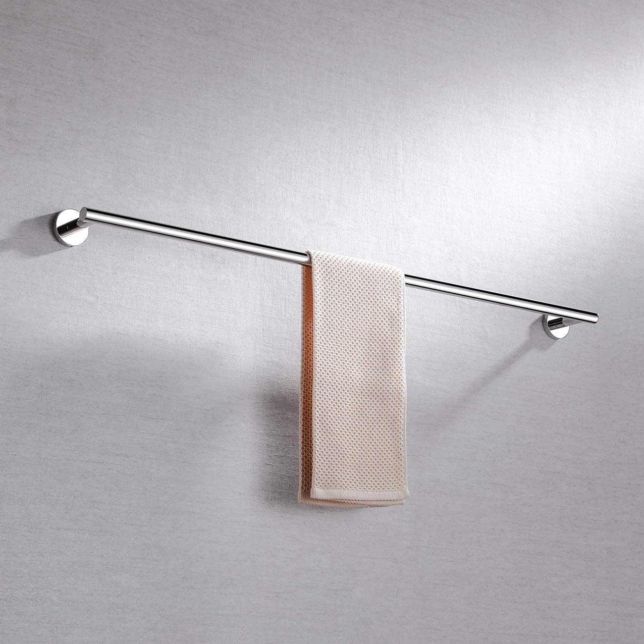 Miyili 36-Inch Stainless Steel Bathroom Towel Bar - Wall Mounted Towel Holder Rack with Polished Finish (A01C90A) - Perfect for Bathroom, Kitchen, Laundry Room & Spa Decor