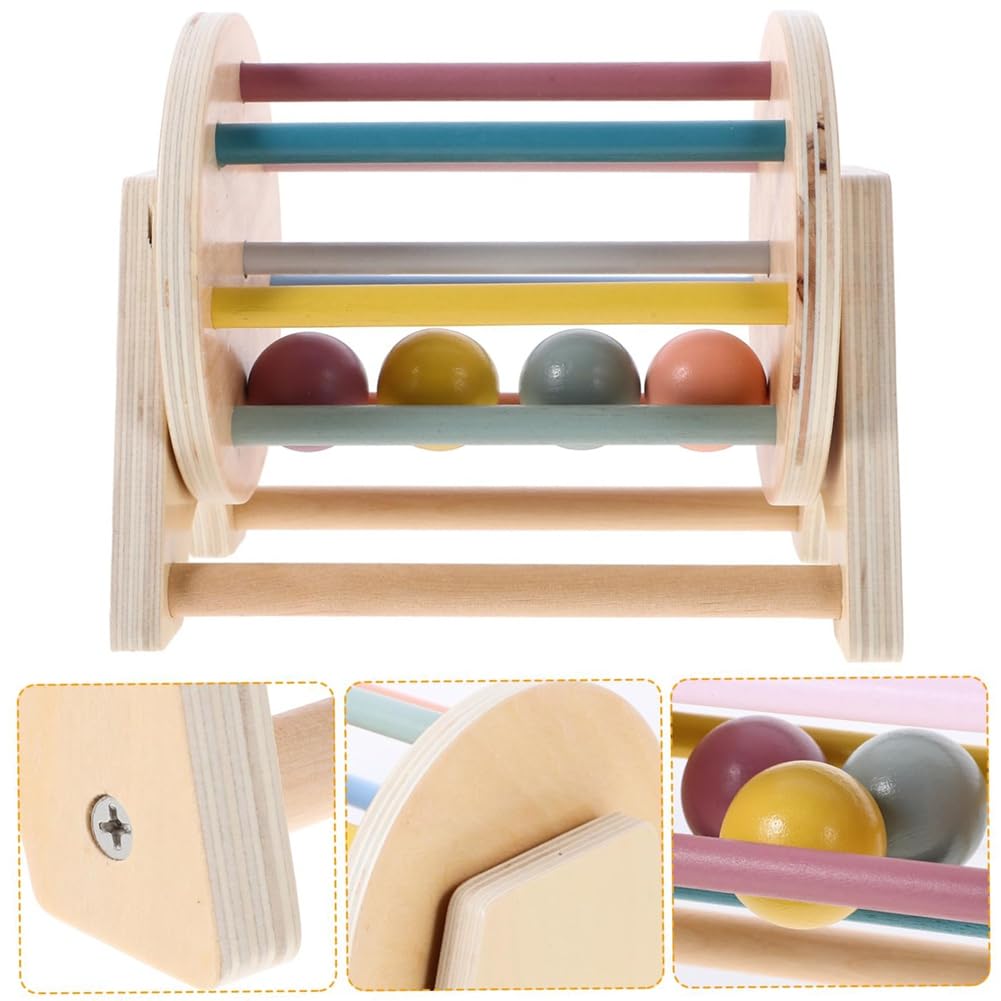 Guihydur Wooden Rolling Drum Musical Toy for Toddlers - Preschool Sensory Play, Early Learning & Motor Skills Development - Perfect for Daycare, Classroom & Home Playtime