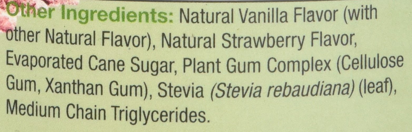 Genceutic Naturals Plant-Based Protein Powder - Vegan Strawberry Flavor, 30 Servings (1.8 lbs) | Gluten, Soy & Dairy Free, Non-GMO | Perfect for Post-Workout Recovery & Smoothies