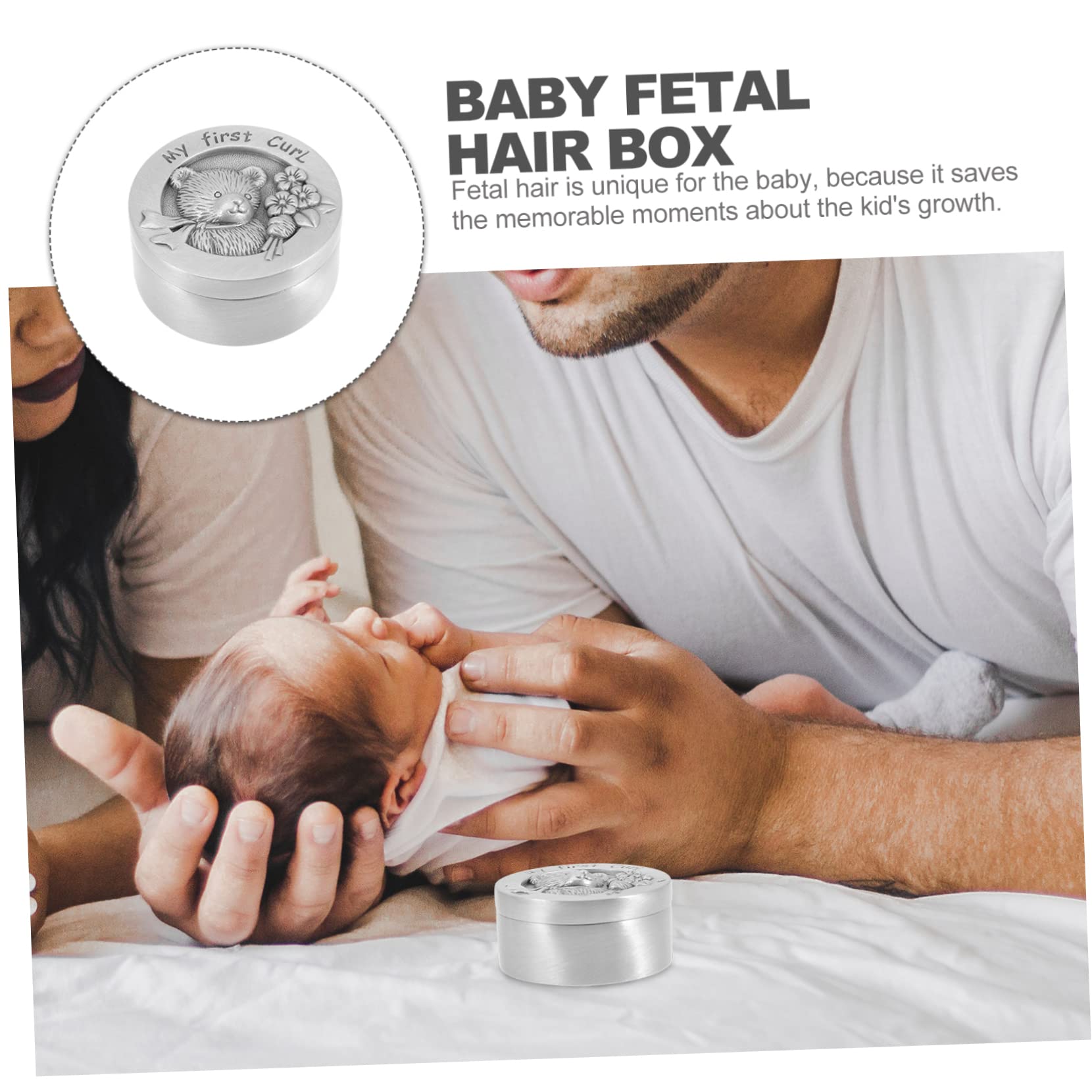 TOYANDONA Baby Keepsake Box - Stainless Steel First Tooth Holder & Memory Box for Newborn, Christening, Birthday Gifts | Perfect for Baby Shower, 1st Birthday & Milestone Preservation