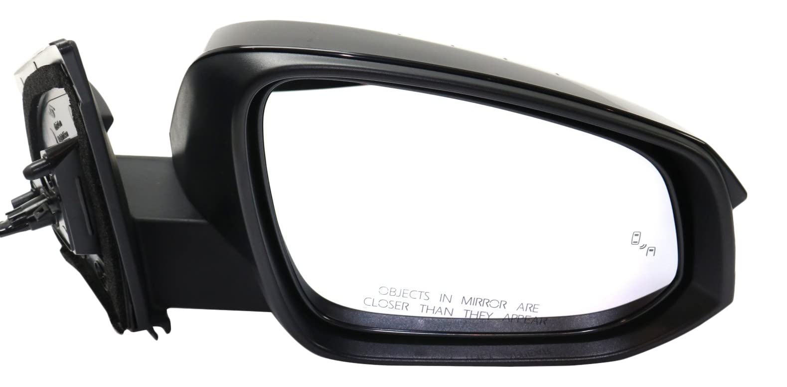 Heated Power Glass Side Mirror with Blind Spot Detection for 2013-2015 Toyota RAV4 Passenger Side - Garage-Pro Replacement Mirror with In-Housing Signal Light | Perfect for Night Driving and Parking Safety