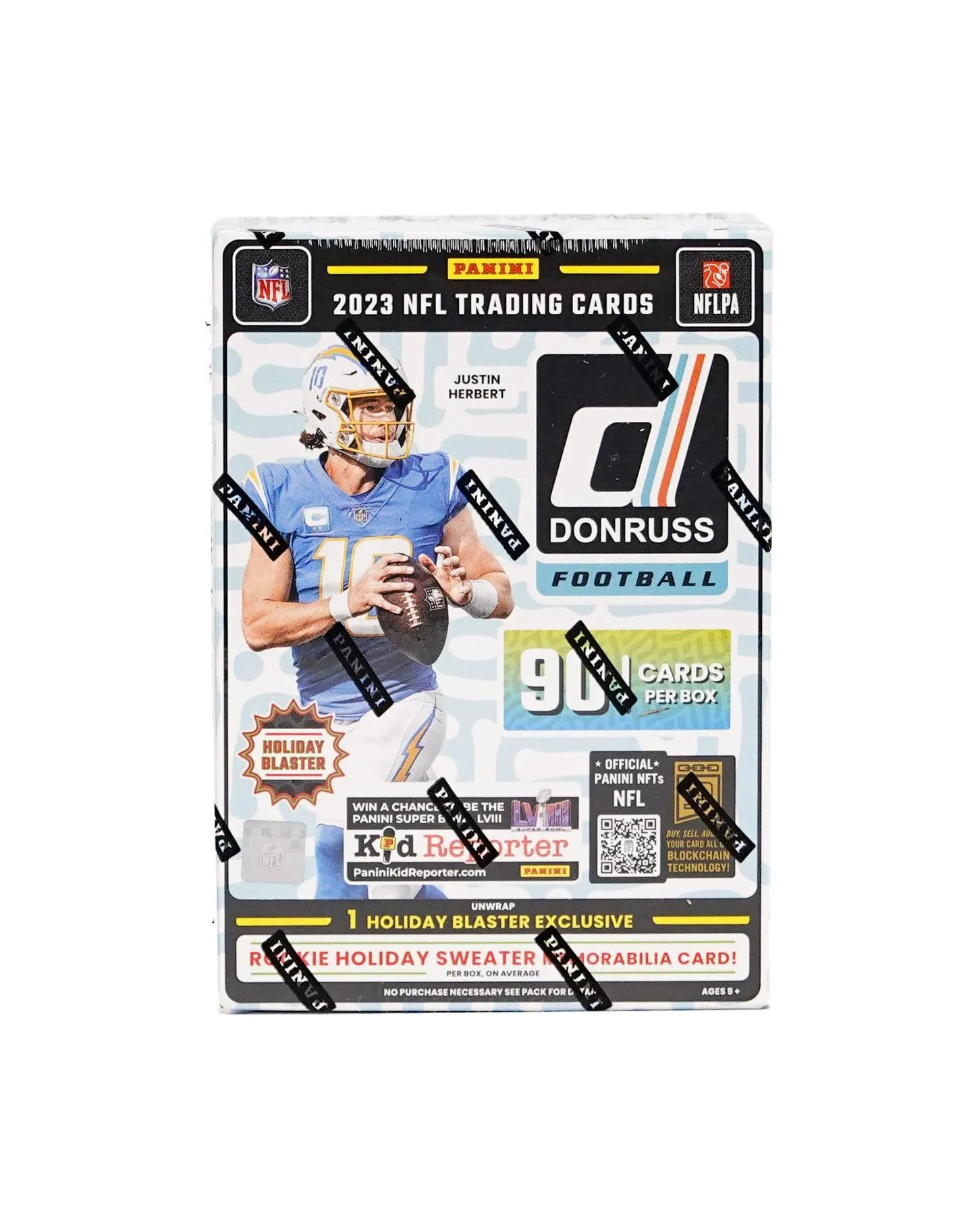 2023 Panini NFL Donruss Holiday Blaster Box - 60 Football Trading Cards with Rookie Cards & Star Players | Best for Collectors, Fantasy Sports Fans & Gift Ideas | Perfect for Christmas, Birthday & Game Day Gifts | Great for Trading, Displaying & Fantasy Football Drafts | Ideal for Sports Memorabilia Collections, Fantasy League Draft Parties & NFL Fan Gift Exchanges