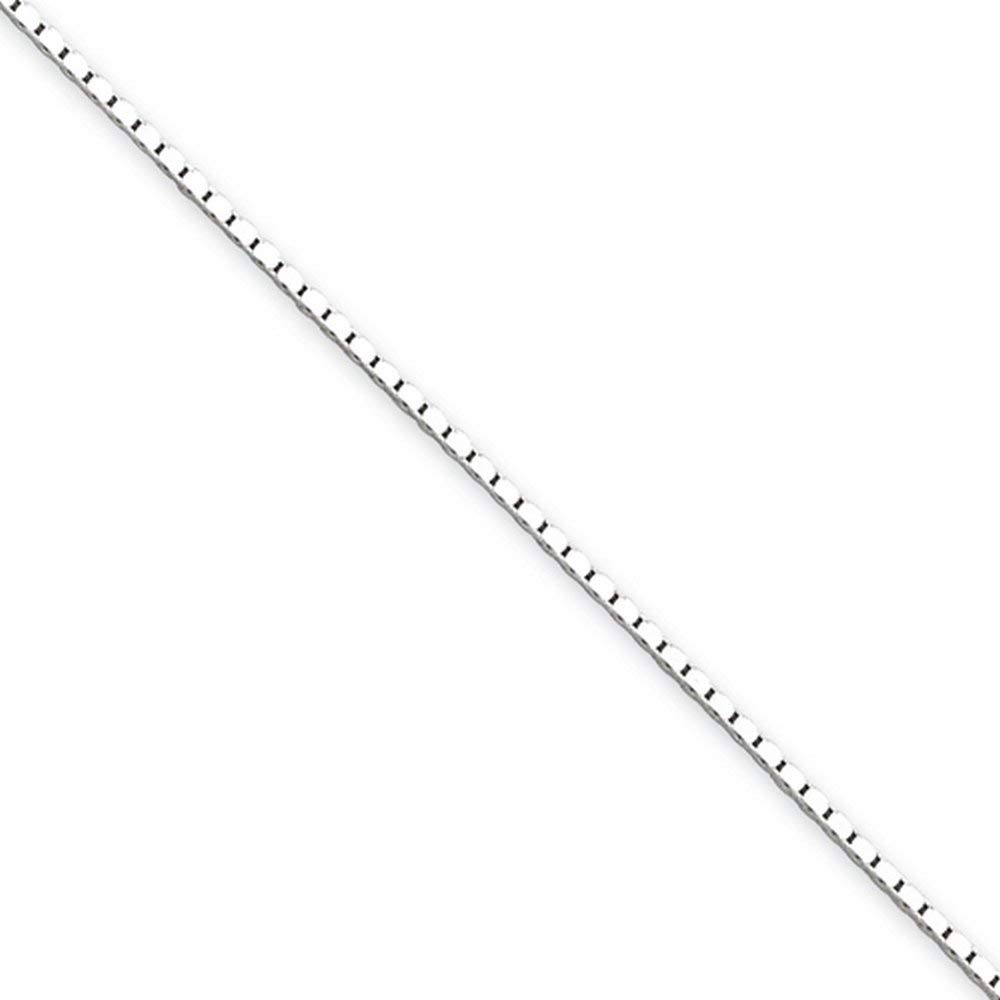 925 Sterling Silver 1mm Mirror Link Box Chain Necklace 16 Inch - Elegant Pendant Charm Fine Jewelry for Women, Perfect Gift for Her - Ideal for Everyday Wear, Special Occasions & Anniversary Gifts