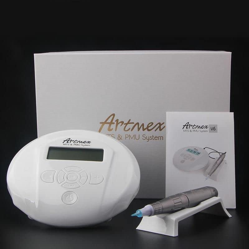 FYM Artmex V6 Permanent Makeup Machine - Professional Tattoo Device for Eyebrows, Eyeliner & Lip Blushing | Ideal for Tattoo Artists & Beauty Salons