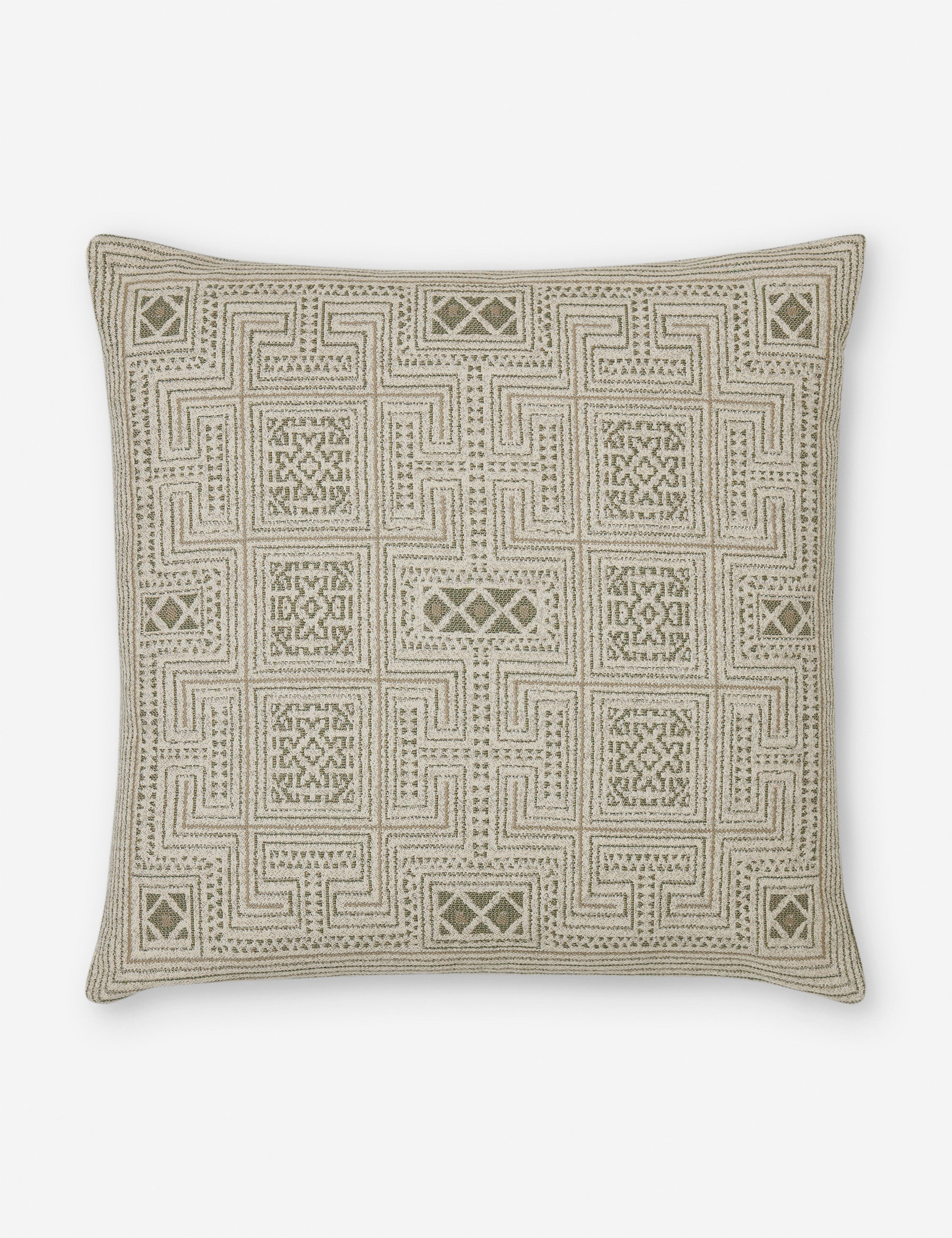 Azra Indoor Outdoor Pillow by Sunbrella - Waterproof & UV Resistant Decorative Throw Pillow for Patio, Sofa, Bed - Perfect for Living Room, Garden & Outdoor Furniture