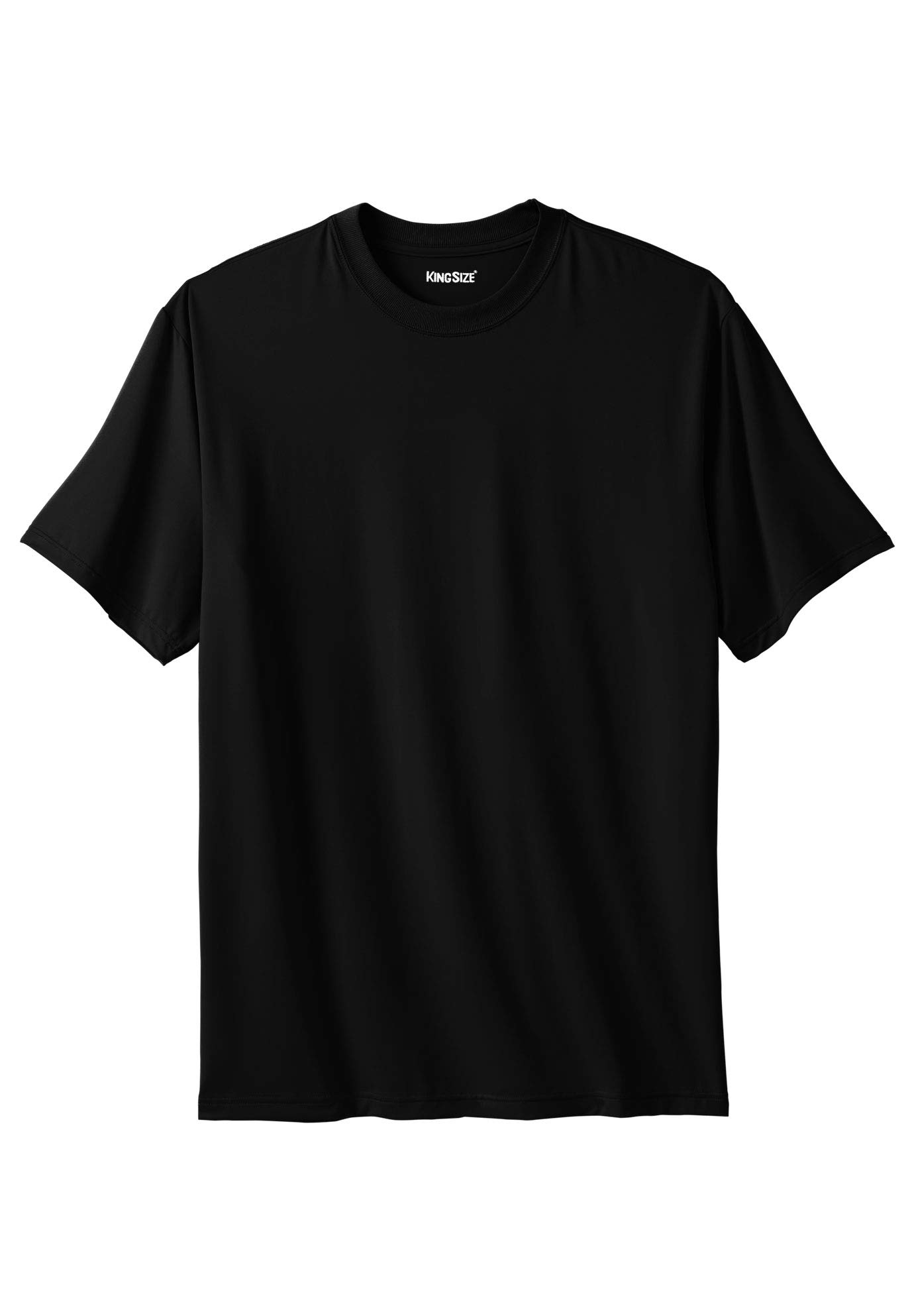 KingSize Men's Big & Tall Performance Flex Crewneck T-Shirt - Moisture Wicking & Stretch Comfort for Workout, Gym & Casual Wear