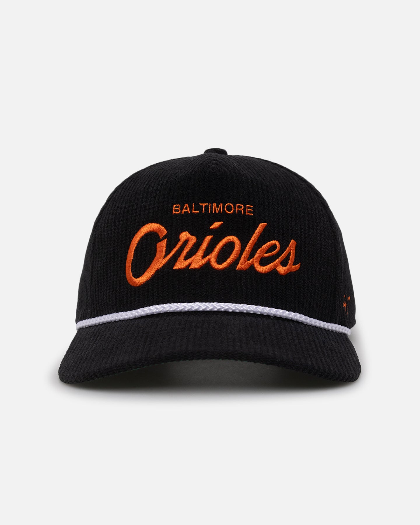 47 Brand Baltimore Orioles MLB Opening Day Snapback Hat - Black Adjustable Crossrope Hitch Baseball Cap for Men & Women - Perfect for Games, Fan Gear & Streetwear Fashion