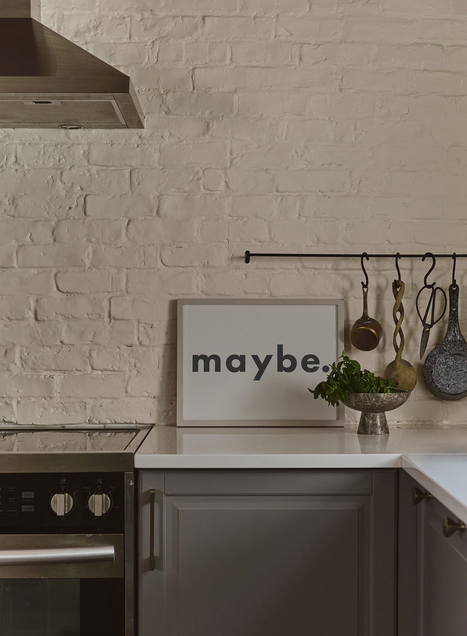 Maybe Poster - Premium Custom Wall Art for Home & Office Decor | Perfect for Living Room, Bedroom & Workspace
