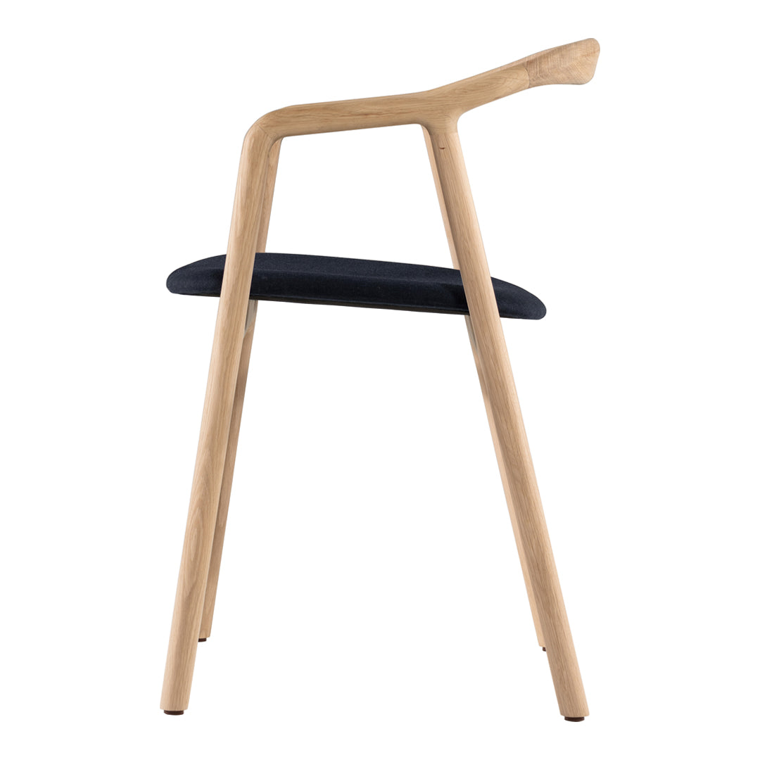 Brioni Side Chair - Modern Dining Chair with Upholstered Seat & Metal Legs - Perfect for Kitchen, Dining Room & Office Use