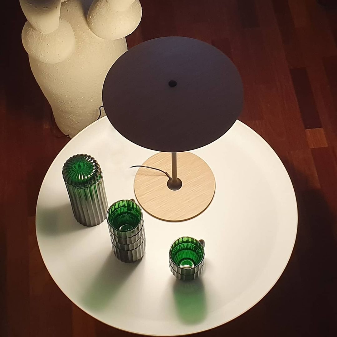 Ginger Table Lamp - Modern LED Night Light for Bedroom, Living Room, and Office - Warm White Light for Relaxation and Ambience