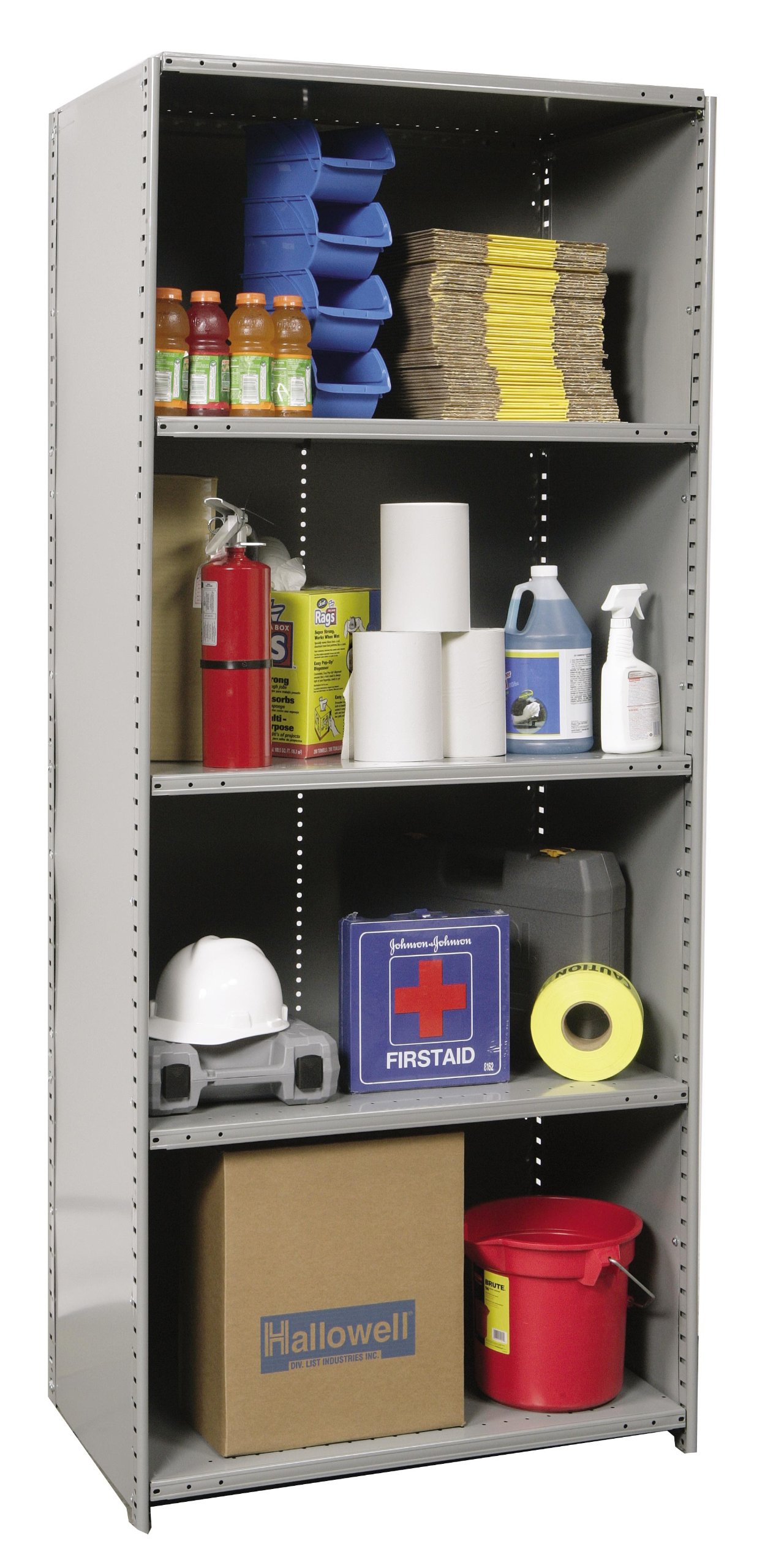 Heavy-Duty 5-Shelf Steel Storage Rack - 36
