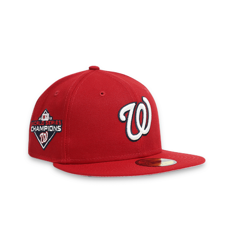 Washington Nationals Men's Fitted Baseball Cap - Official MLB Team Logo Snapback Hat for Sports Fans & Casual Wear - Perfect for Games, Tailgating, and Everyday Fashion