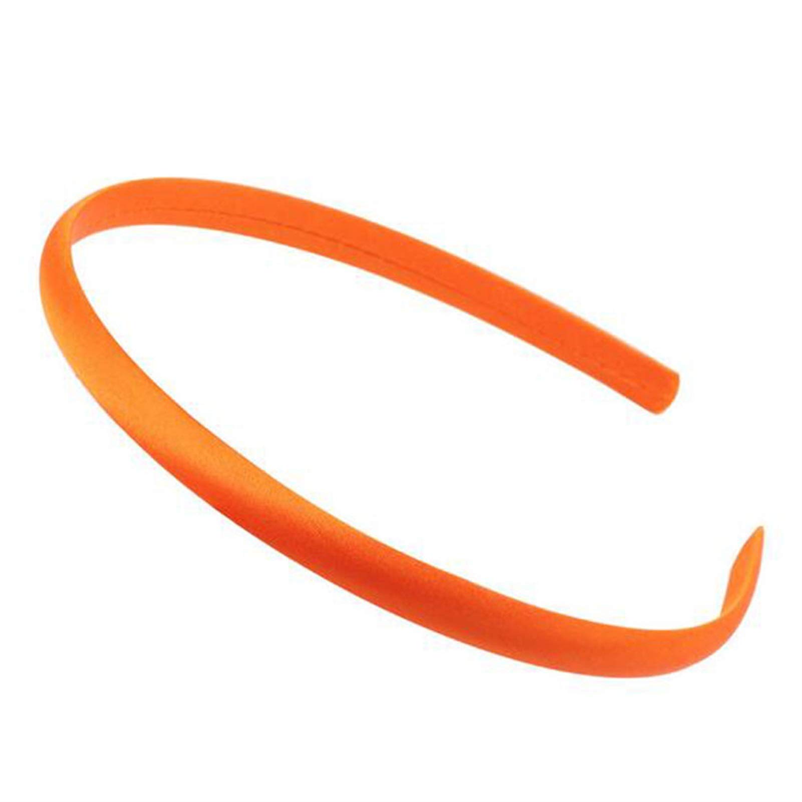JIEERCUN Fashion Plastic Hair Bands for Women & Girls - Soft Stretch Headbands, Non-Slip Hair Accessories for Workout, Yoga, Running & Daily Wear (Orange)