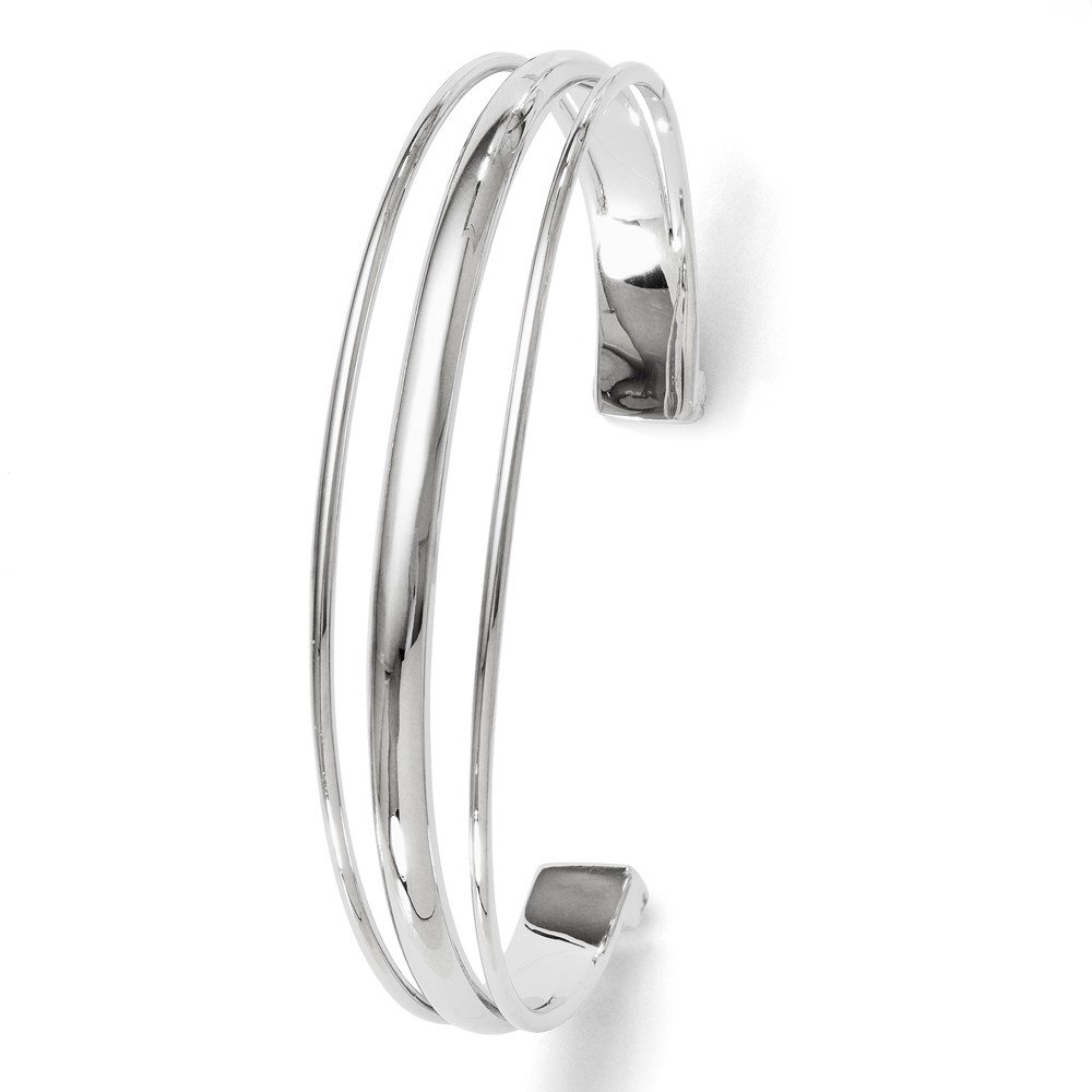 925 Sterling Silver Slip-On Bangle Cuff Bracelet - 14mm Wide Handmade Jewelry for Women, Elegant Minimalist Arm Cuff for Everyday Wear, Gifts & Special Occasions