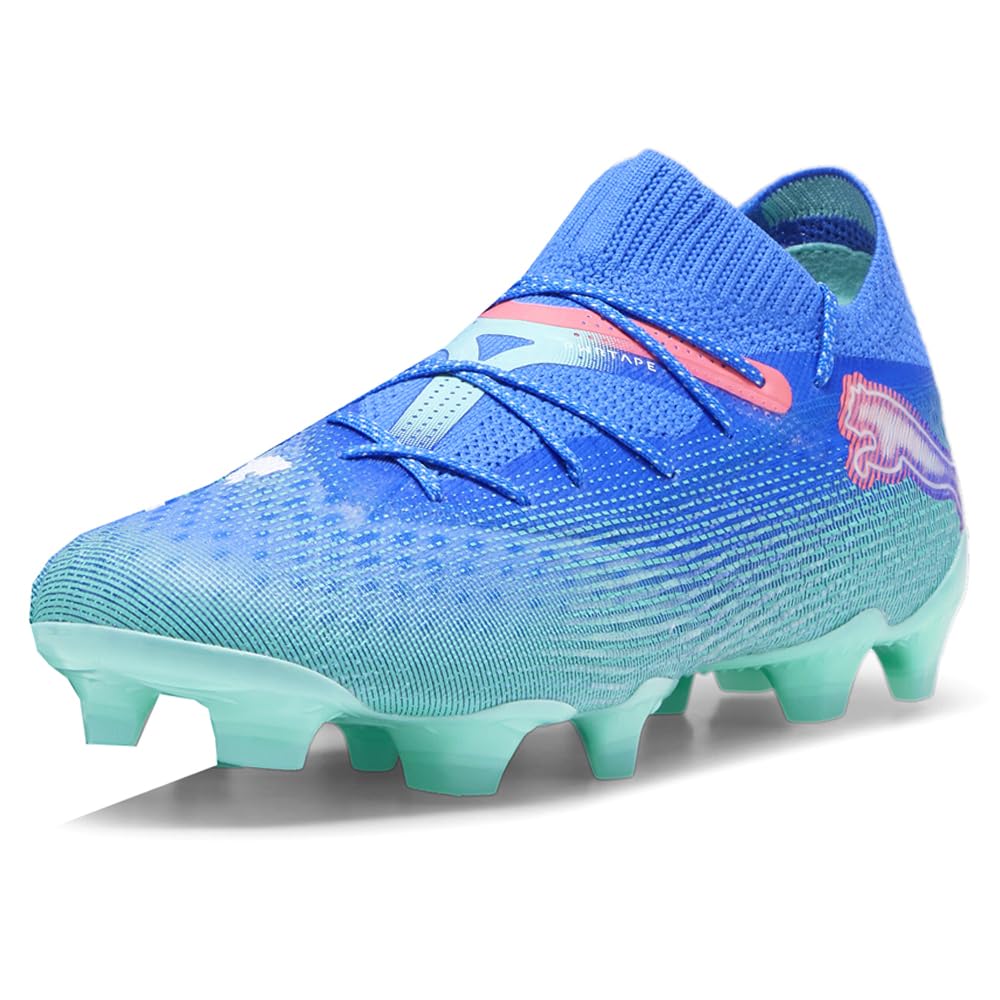 PUMA Women's Future 7 Ultimate FG Soccer Cleats - Blue - Size 8 M - Firm Ground Artificial Turf Football Shoes for Training & Matches