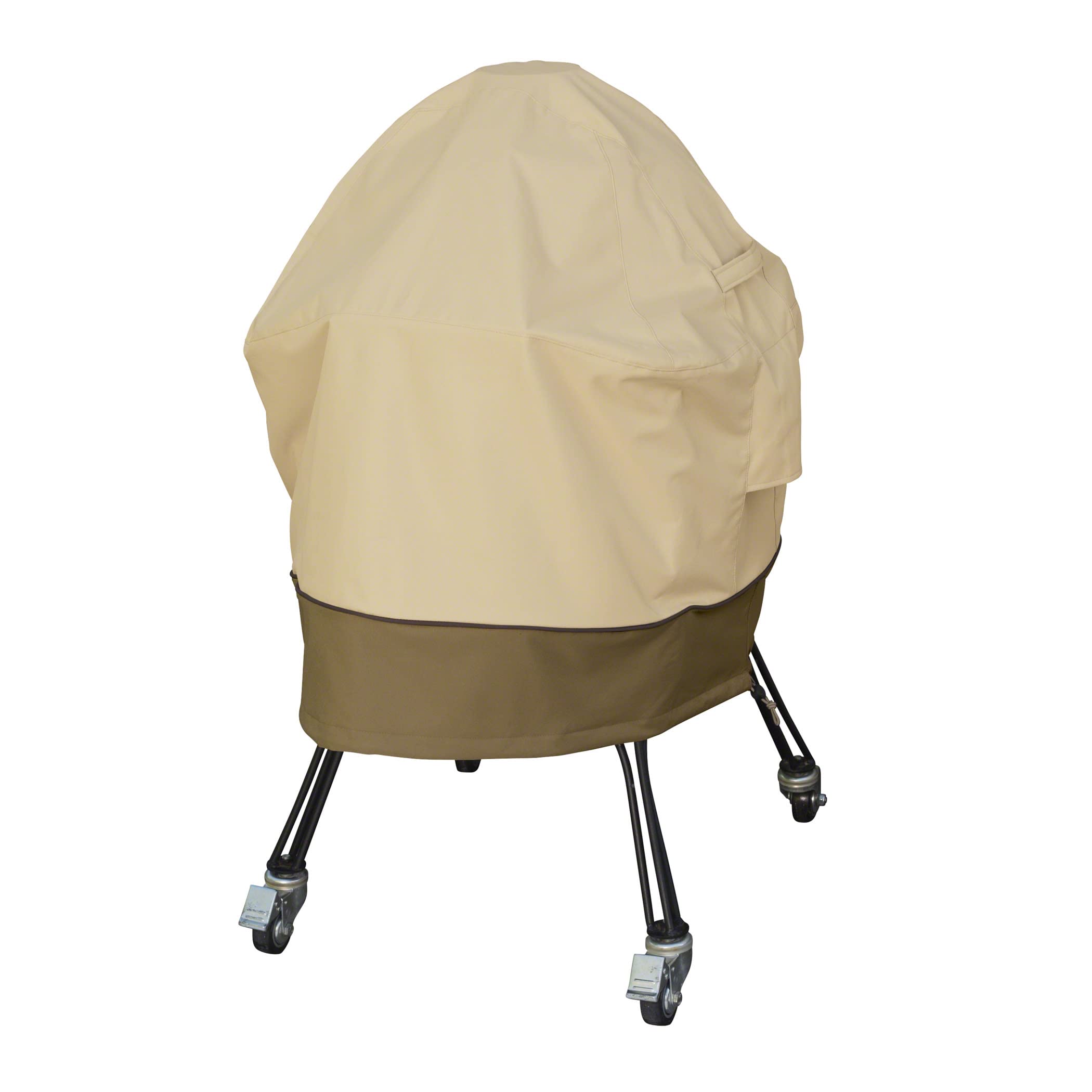 Classic Accessories Veranda 22 Inch Kamado Ceramic BBQ Grill Cover - Waterproof & Durable Outdoor Grill Protection for Kamado Joe, Big Green Egg & Ceramic Cookers - Perfect for Backyard, Patio & Camping Use