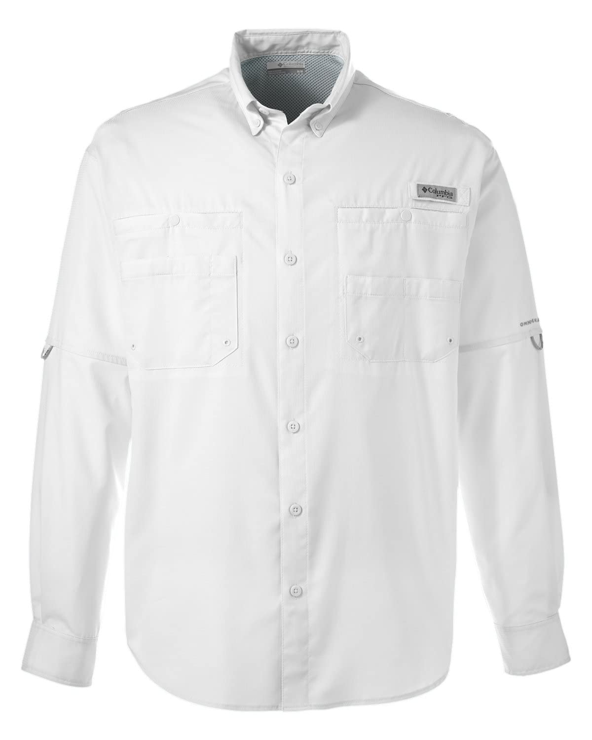 Columbia Men's Button-Down Shirt - White, X-Large US Size - Casual & Office Wear, Perfect for Business Meetings & Weekend Outings
