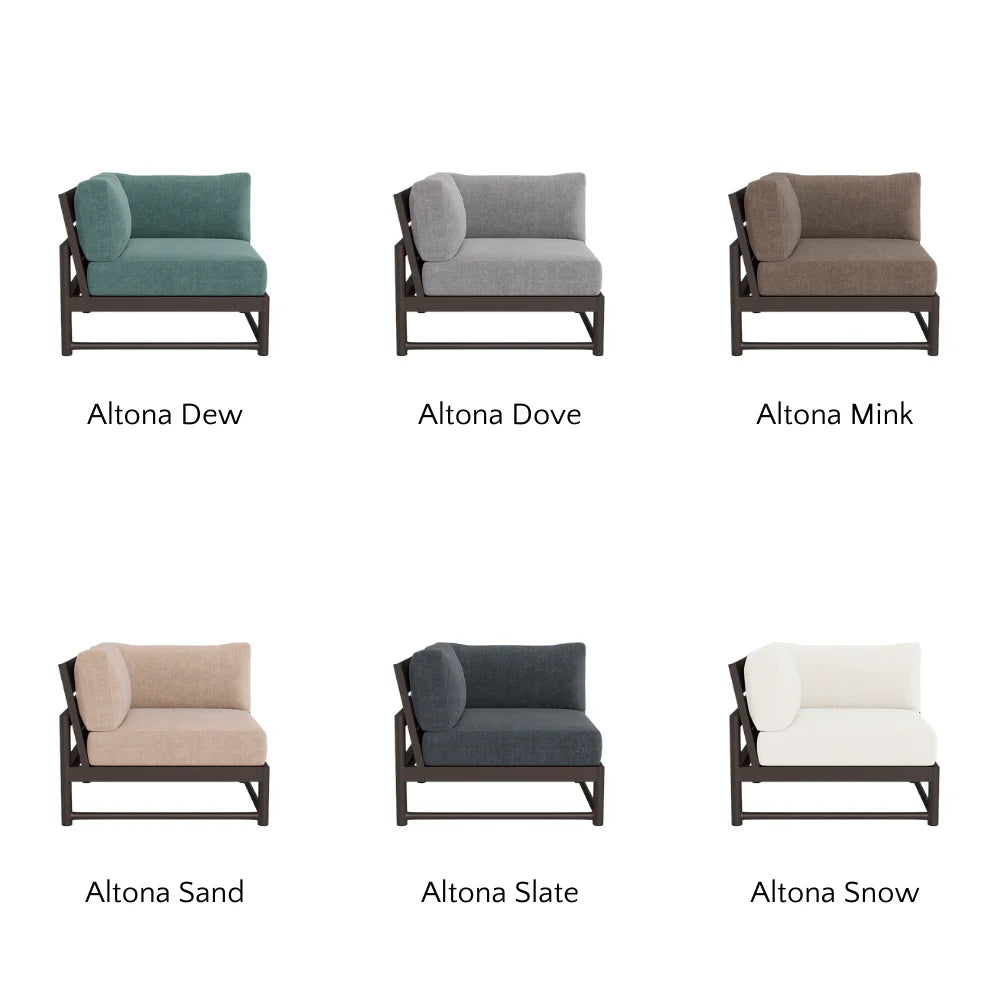 Breeze XL Outdoor Corner Sectional Sofa - Waterproof Patio Furniture Set with Cushions for Backyard, Poolside & Garden Relaxation