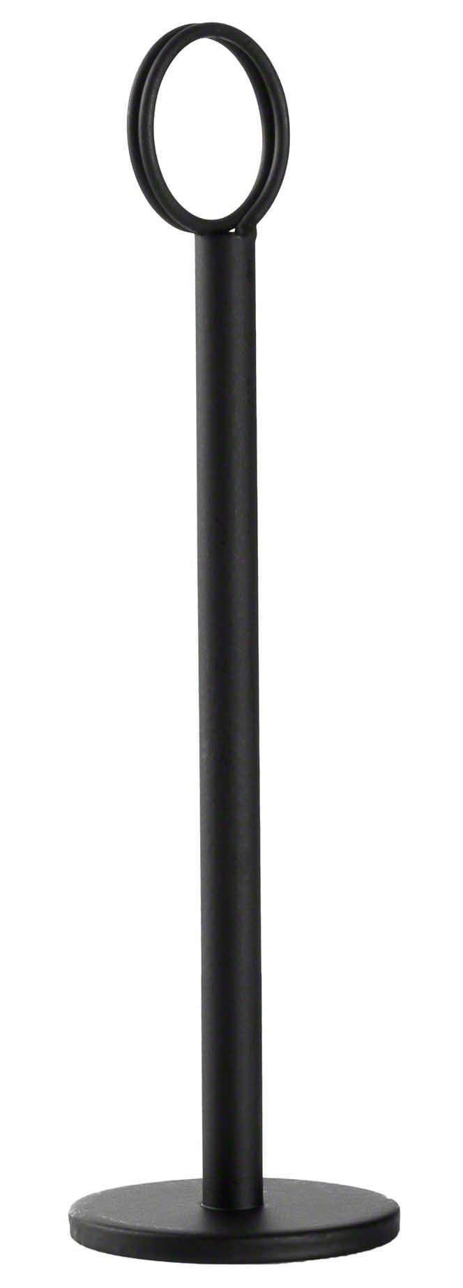 Tablecraft 8-Inch Powder Coated Steel Number Stand - Durable Display Stand for Table Numbers, Wedding Seating, Restaurant Events & Party Decor