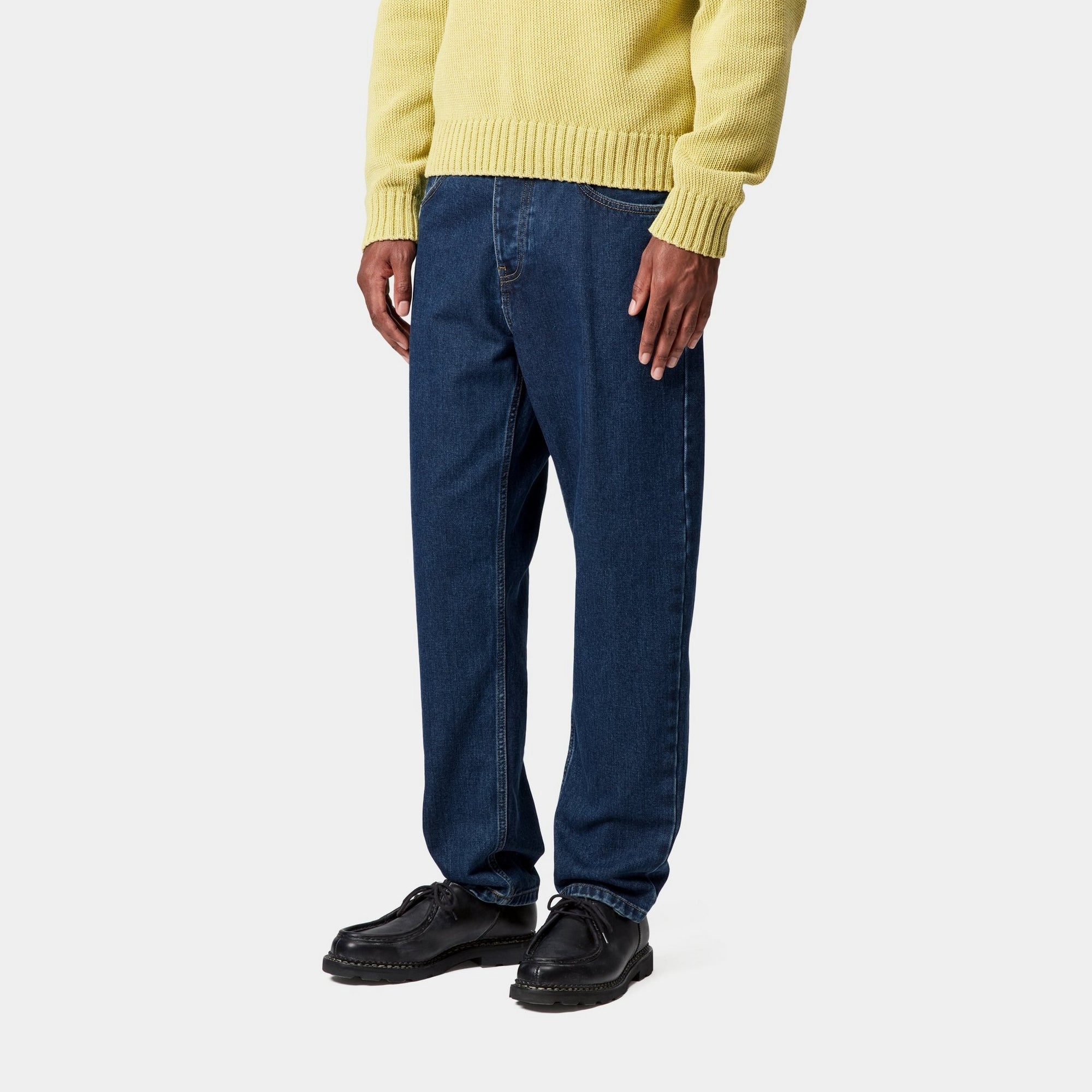 Stone Washed Blue Newel Pants for Men - Comfortable Casual Wear for Everyday & Outdoor Activities