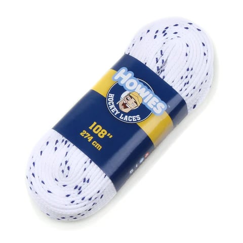 Howies Hockey Lace - Premium White Hockey Skate Laces for Ice Skating & Hockey Players - Perfect for Game Day & Practice Sessions