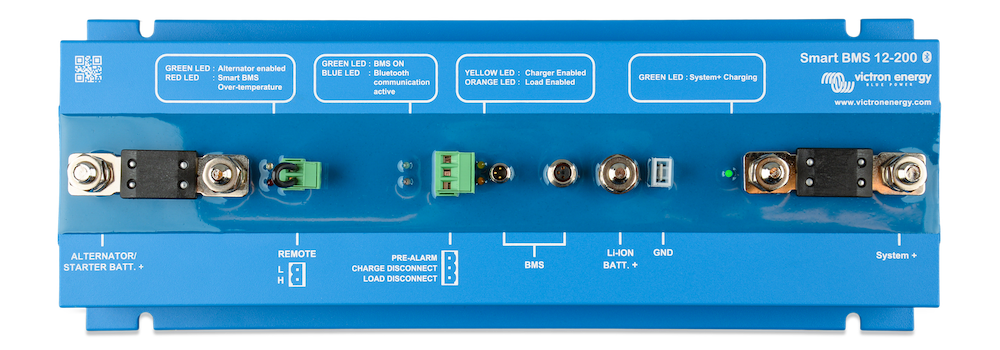 Smart BMS 12/200 - 12V 200A Lithium Battery Management System for Solar, RV, Marine & Off-Grid Power - Perfect for Energy Storage & Backup Power Solutions
