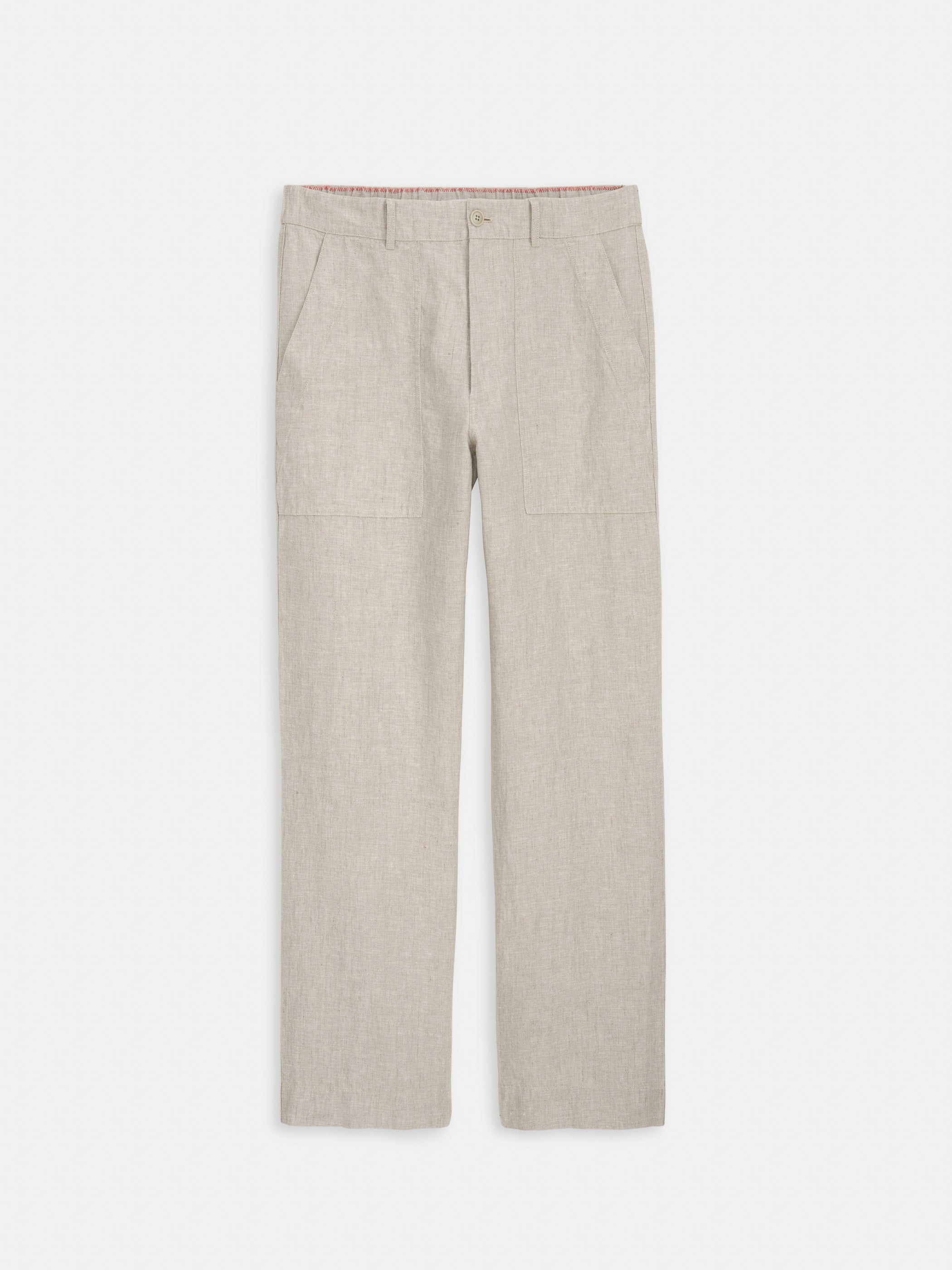 Flax Linen Pull-On Field Pants for Men & Women - Comfortable Stretch Work Pants for Outdoor Activities, Hiking, and Casual Wear