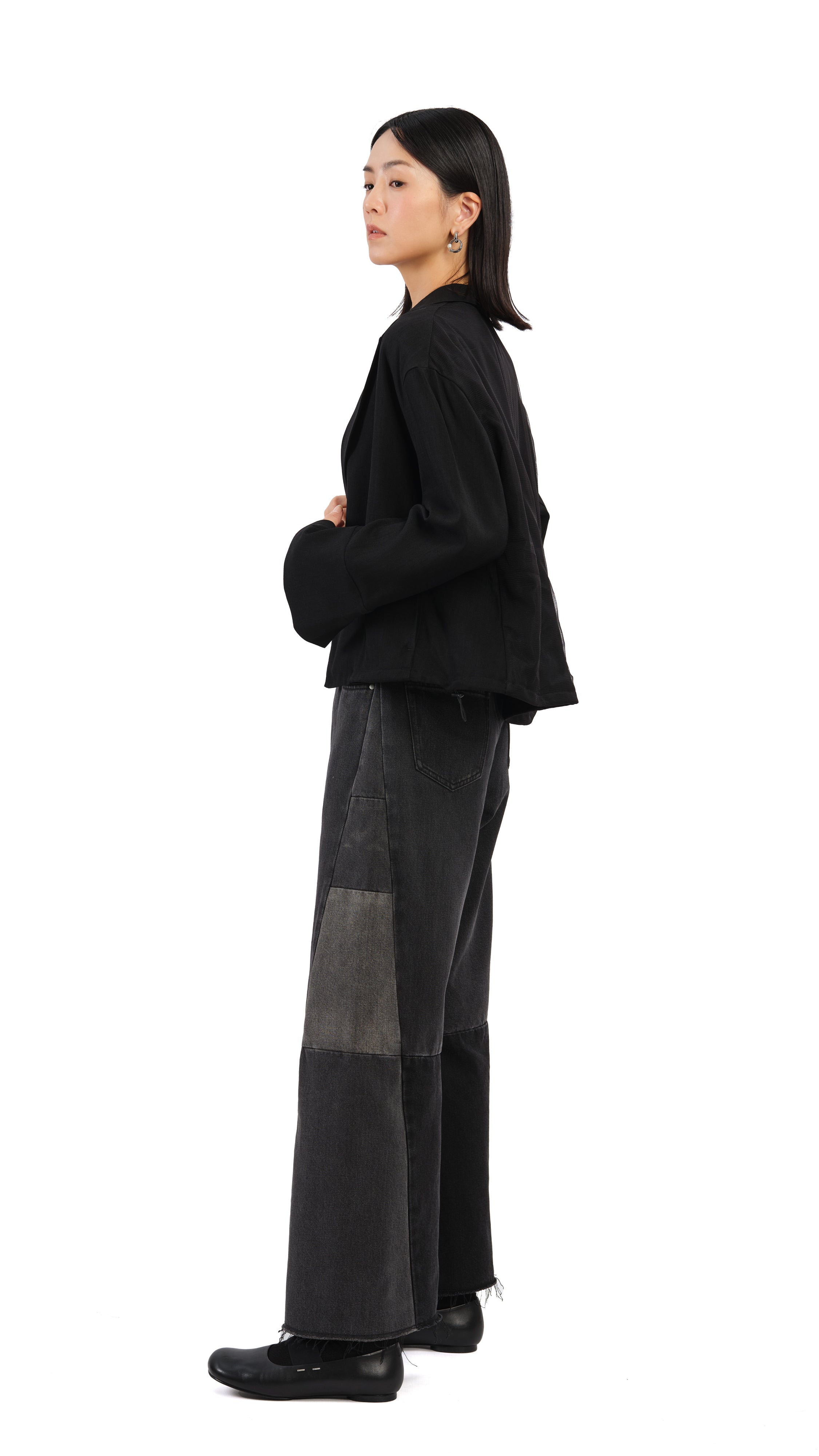 Stylish Women's Mesh Blazer Jacket - Lightweight Breathable Open Front Blazer for Office, Party & Casual Wear