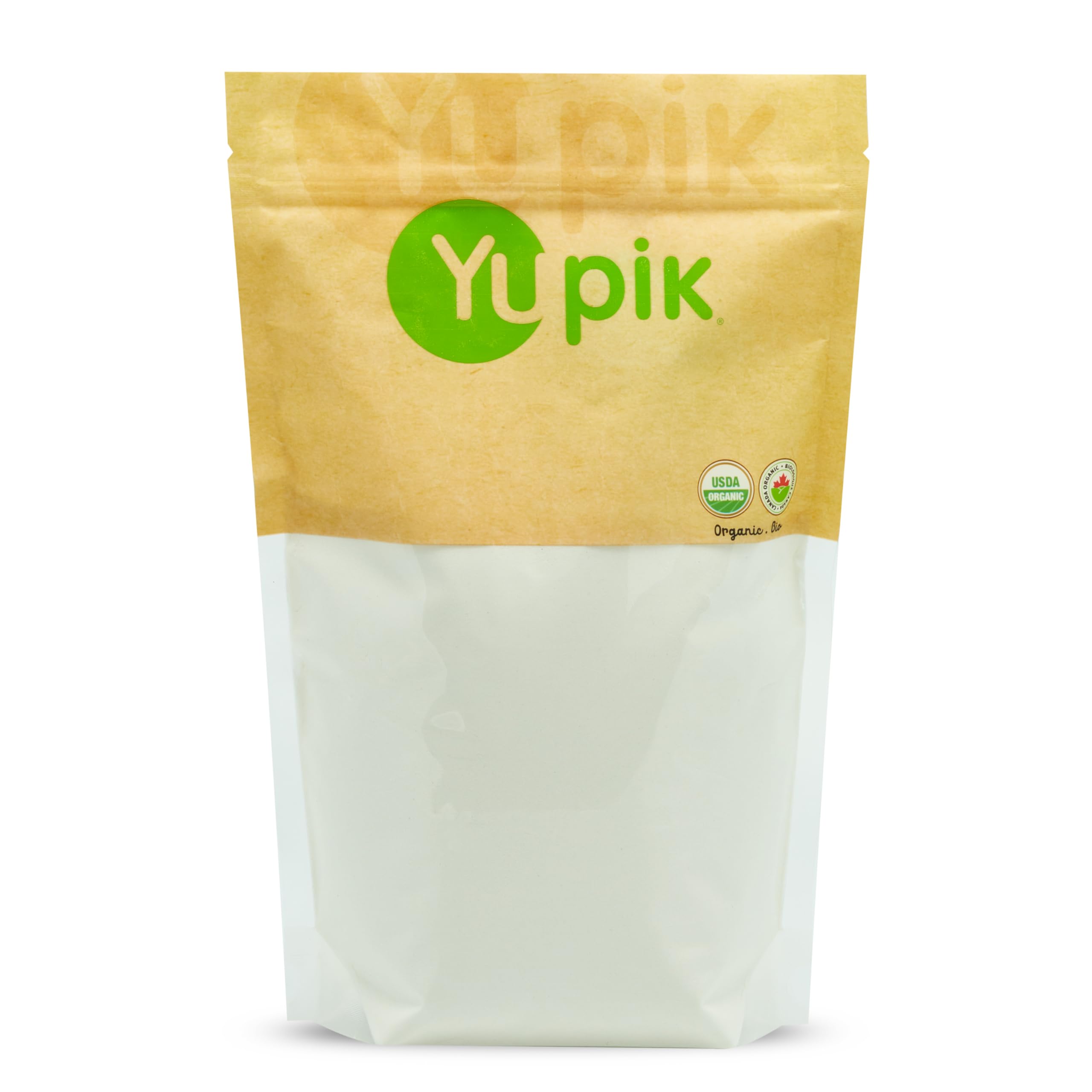 Organic White Rice Flour 1kg - Non-GMO, Vegan, Gluten-Free, Kosher & USDA Certified - Fine Milled Whole Grain Flour for Baking, Thickening, Frying - Perfect for Bread, Cakes, Cookies & Asian Cuisine