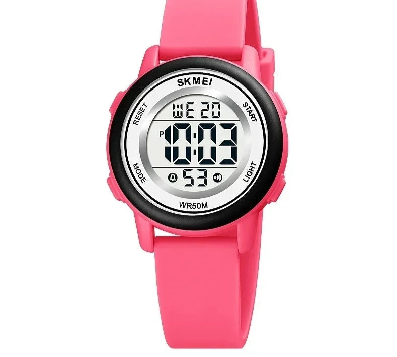 Waterproof Digital Sports Watch for Men & Women - LED Display, Stopwatch, Alarm - Perfect for Running, Swimming, Gym & Outdoor Activities