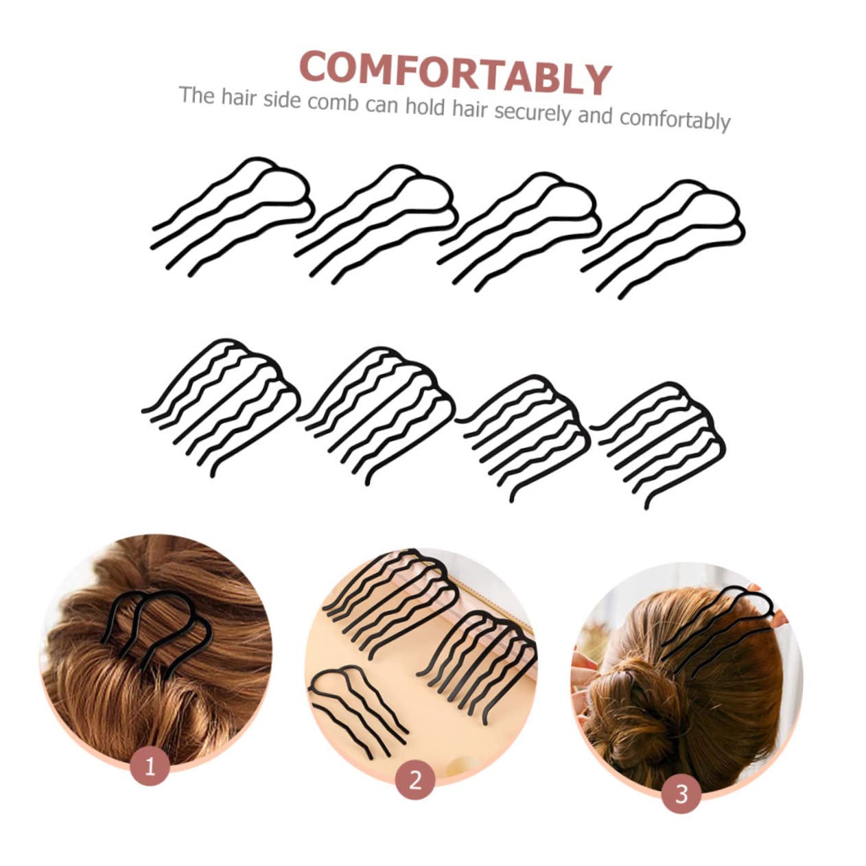 Beavorty 8pcs Hair Combs Set for Women - DIY Hairstyles & Styling Accessories