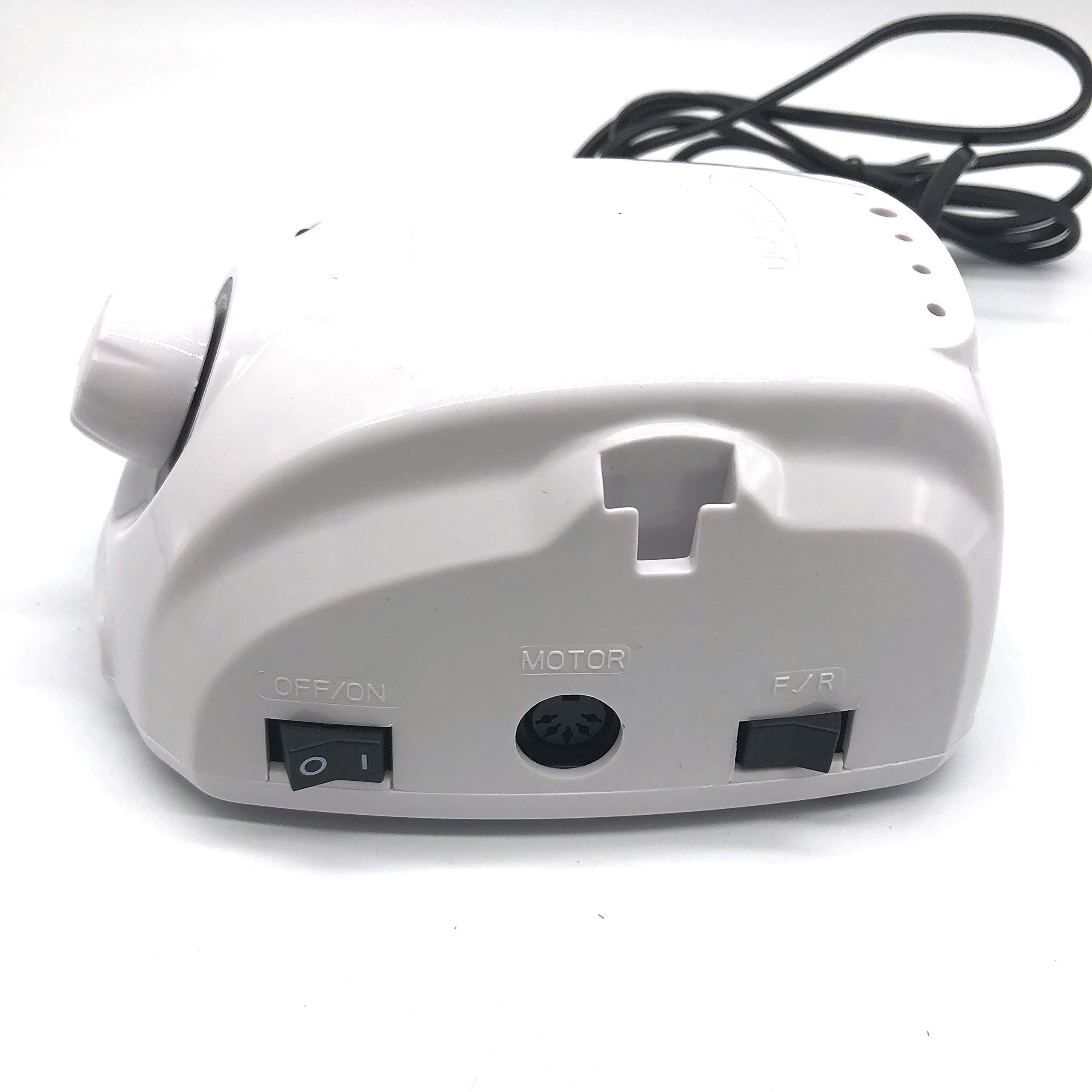 Professional Electric Nail Drill Machine with Strong Marathon Control Box & Nail Cutter Bits - High-Speed Micromotor for Manicure, Pedicure & Nail Art - Perfect for Salon, Home Use & DIY Nail Care
