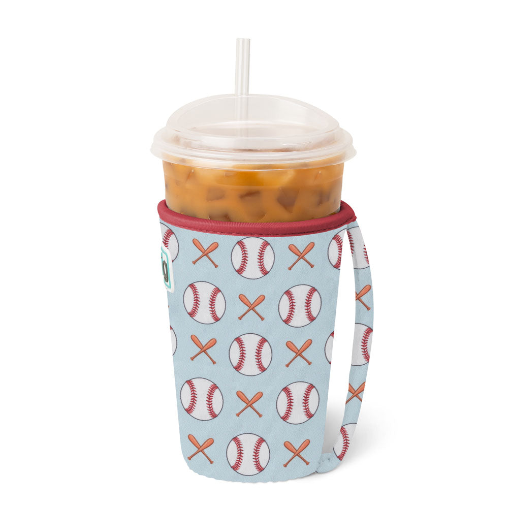 Home Run Medium Iced Cup Coolie - Insulated Beverage Sleeve for Cold Drinks - Perfect for Iced Coffee, Smoothies, and Summer Parties