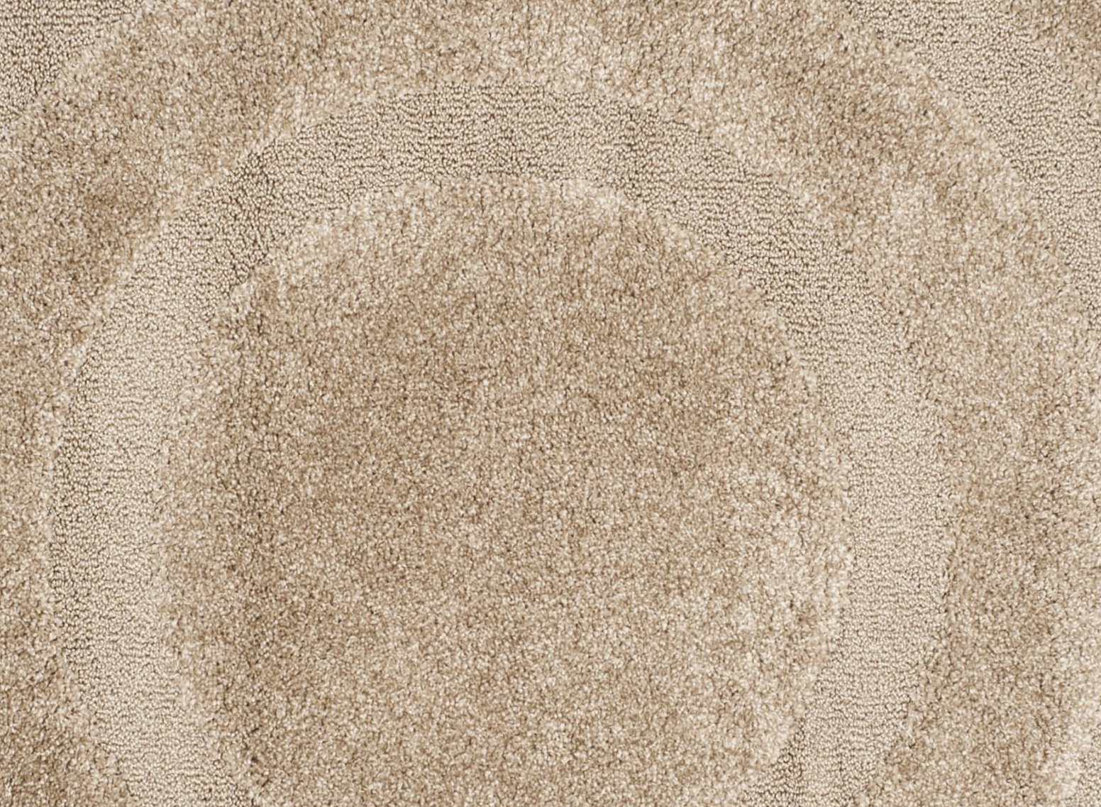 SAFAVIEH Florida Shag Collection 4' Round Area Rug - Soft Beige Border Design, Non-Shedding & Easy Care, 1.2-inch Thick Plush Rug for High Traffic Living Room, Bedroom, Nursery, Office (SG454-1313) | Perfect for Cozy Home Decor & Modern Interior Design
